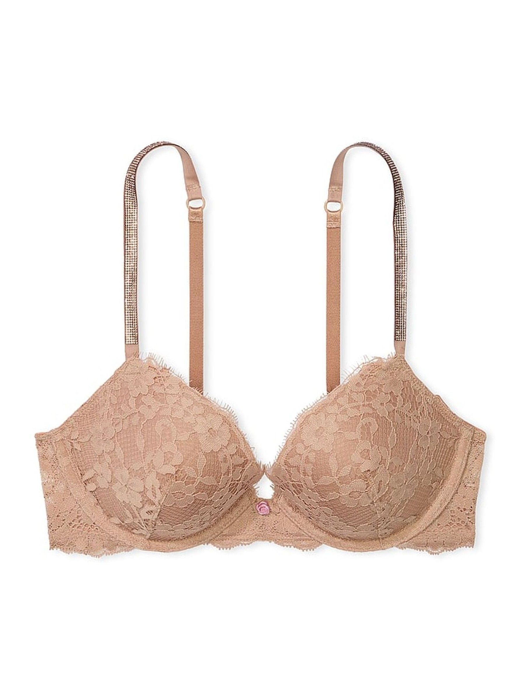 Praline Nude Push Up Twinkle Strap Bra - Image 3 of 3