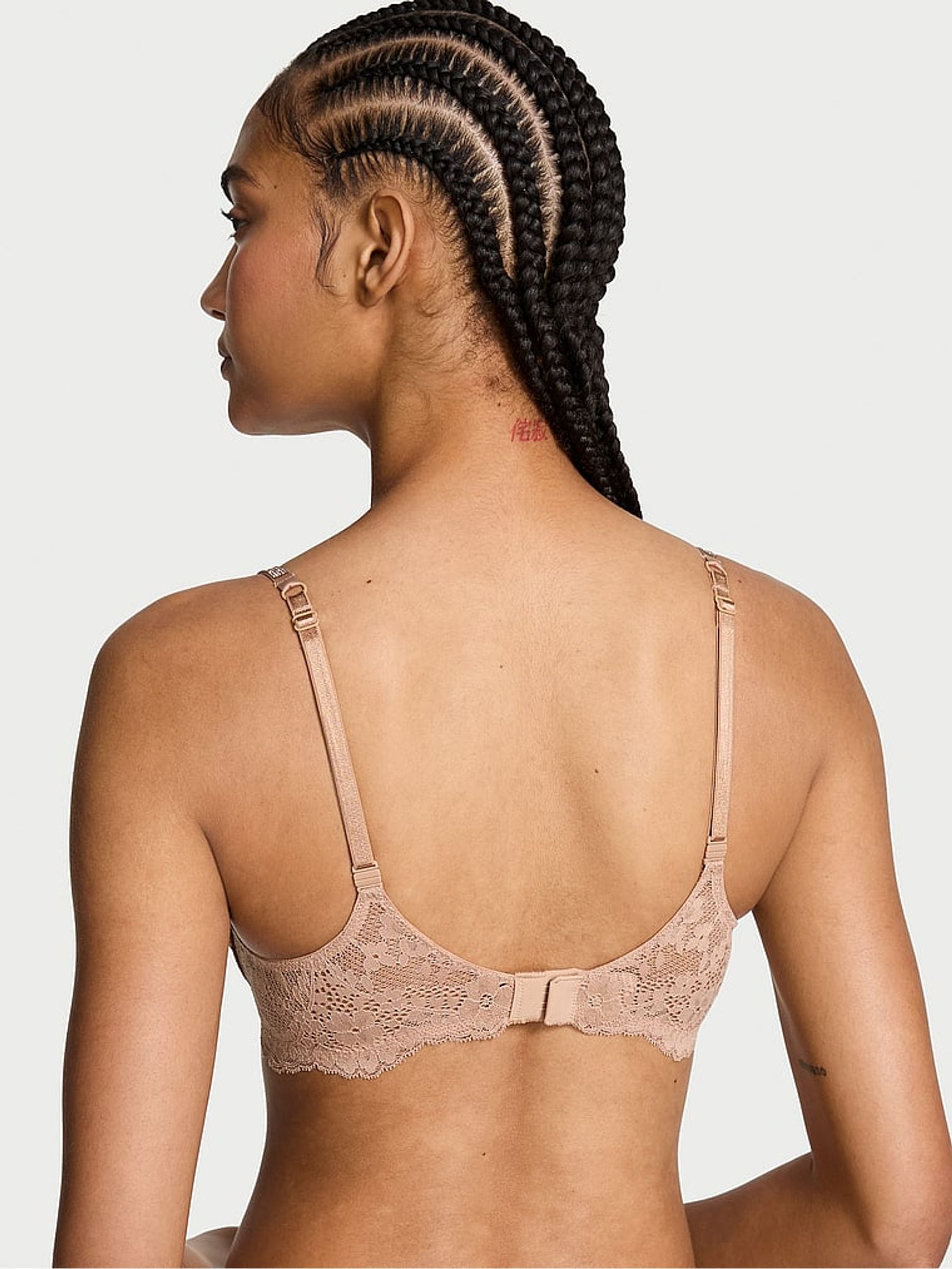 Praline Nude Lightly Lined Demi Twinkle Strap Bra - Image 2 of 4
