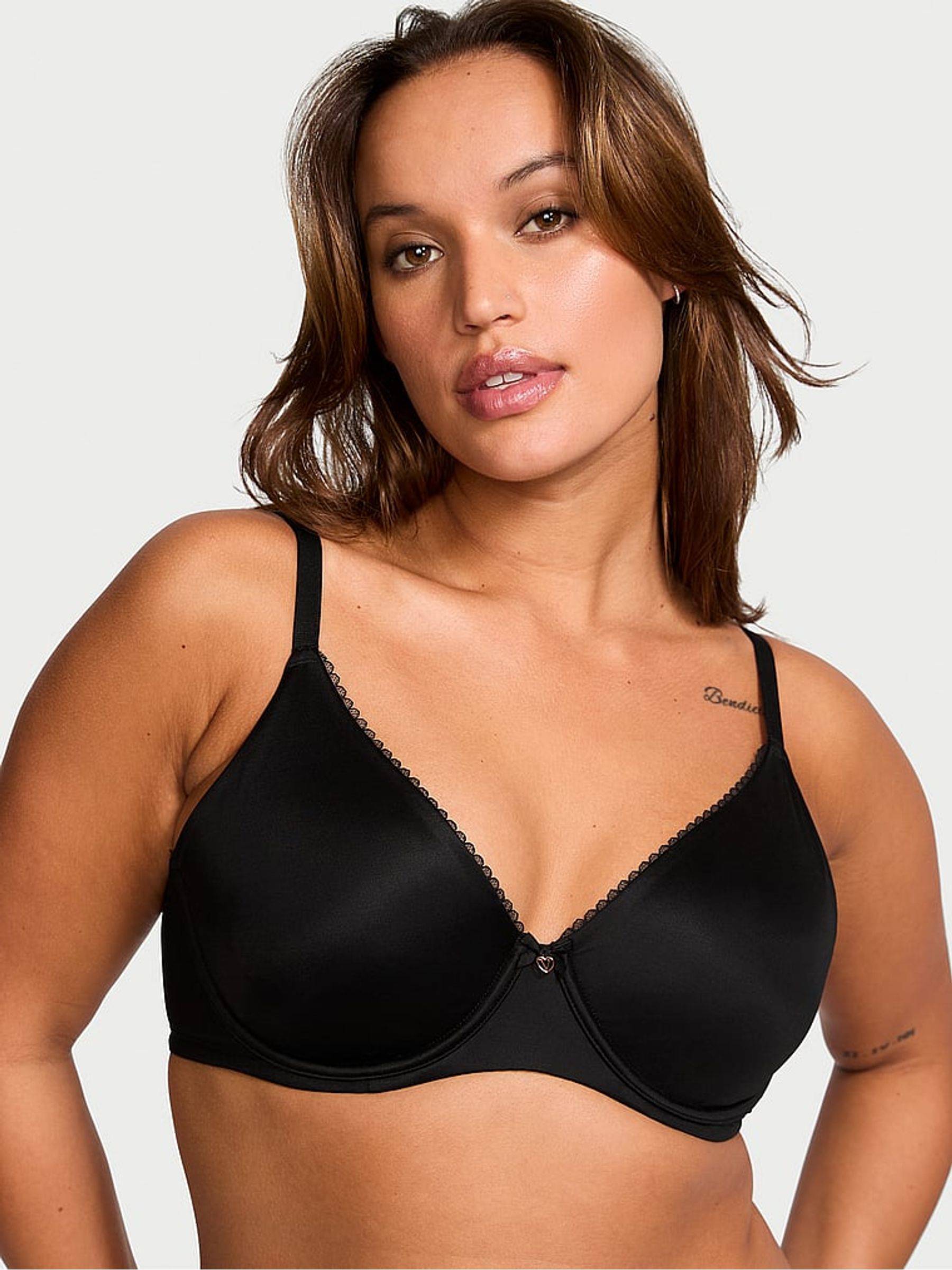 Black Minimiser Invisible Lift Bra - Image 1 of 4