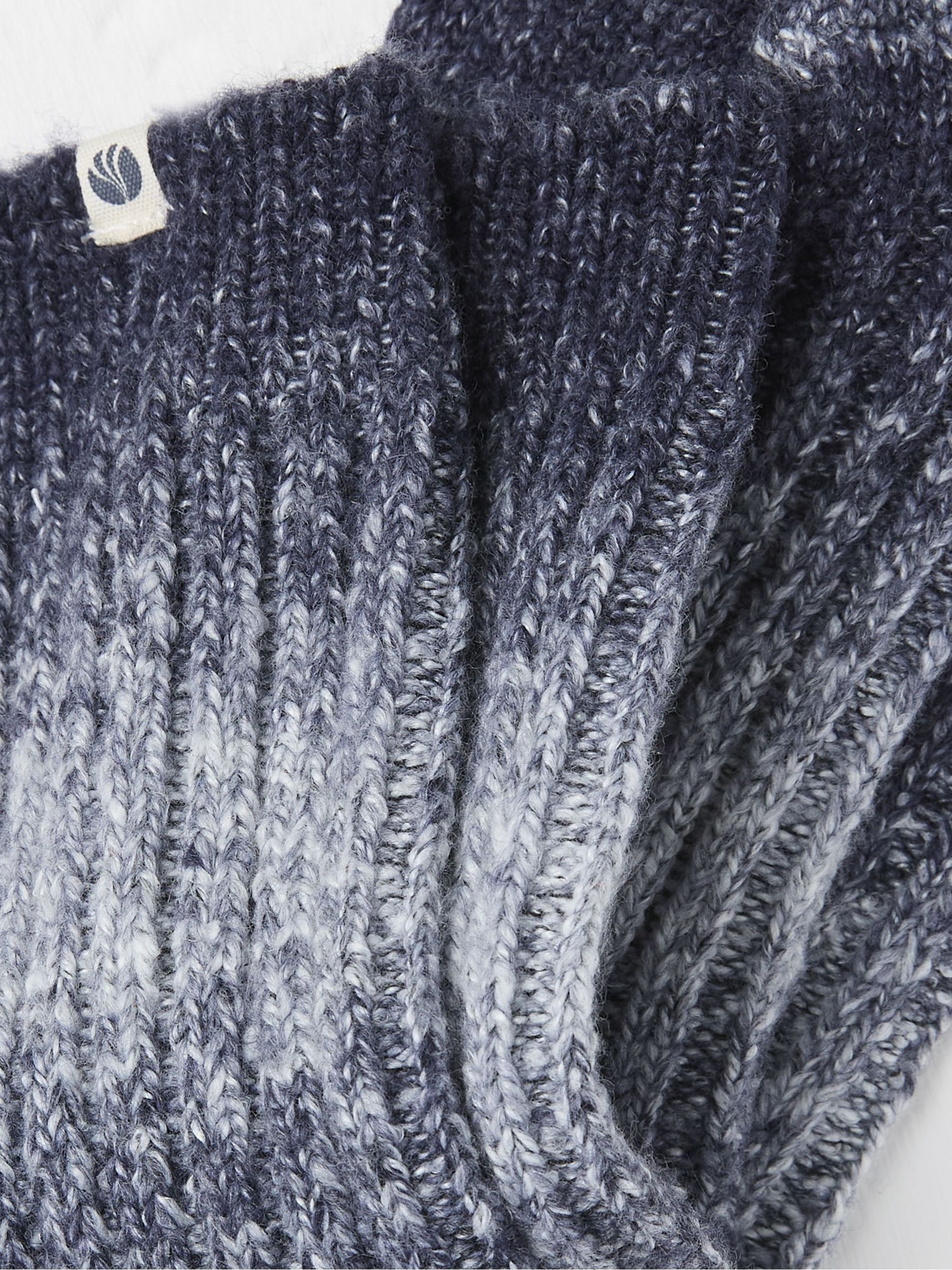 Blue Navy Space Dye Boot Socks - Image 2 of 2