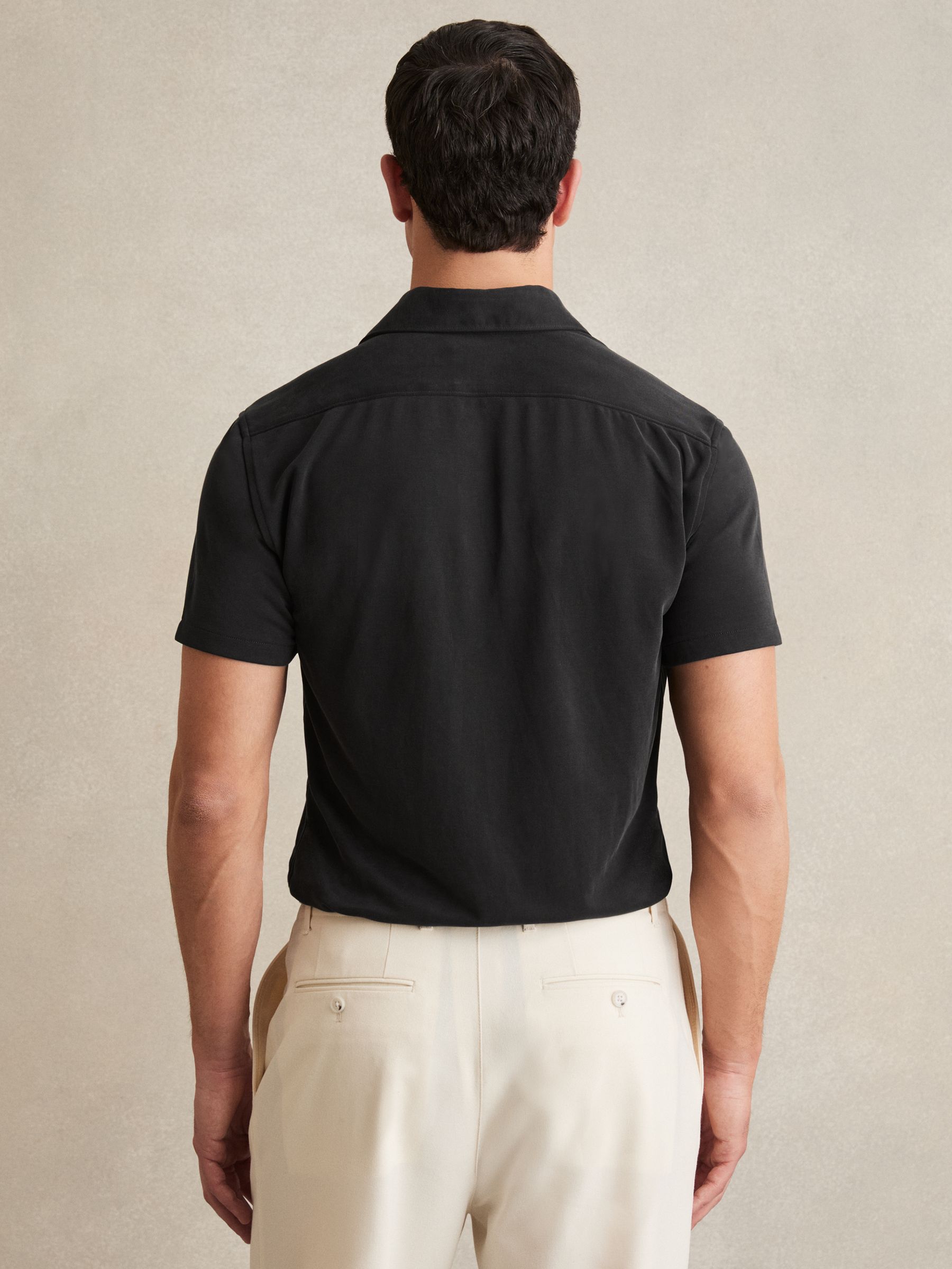 Modal-Blend Shirt in Black - Image 4 of 5