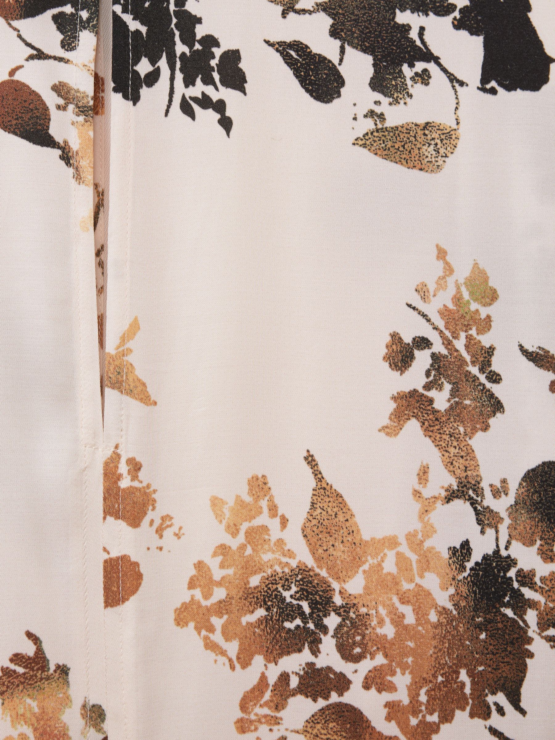 Chrissy Pale Pink Floral Print Midi Dress - Image 5 of 5