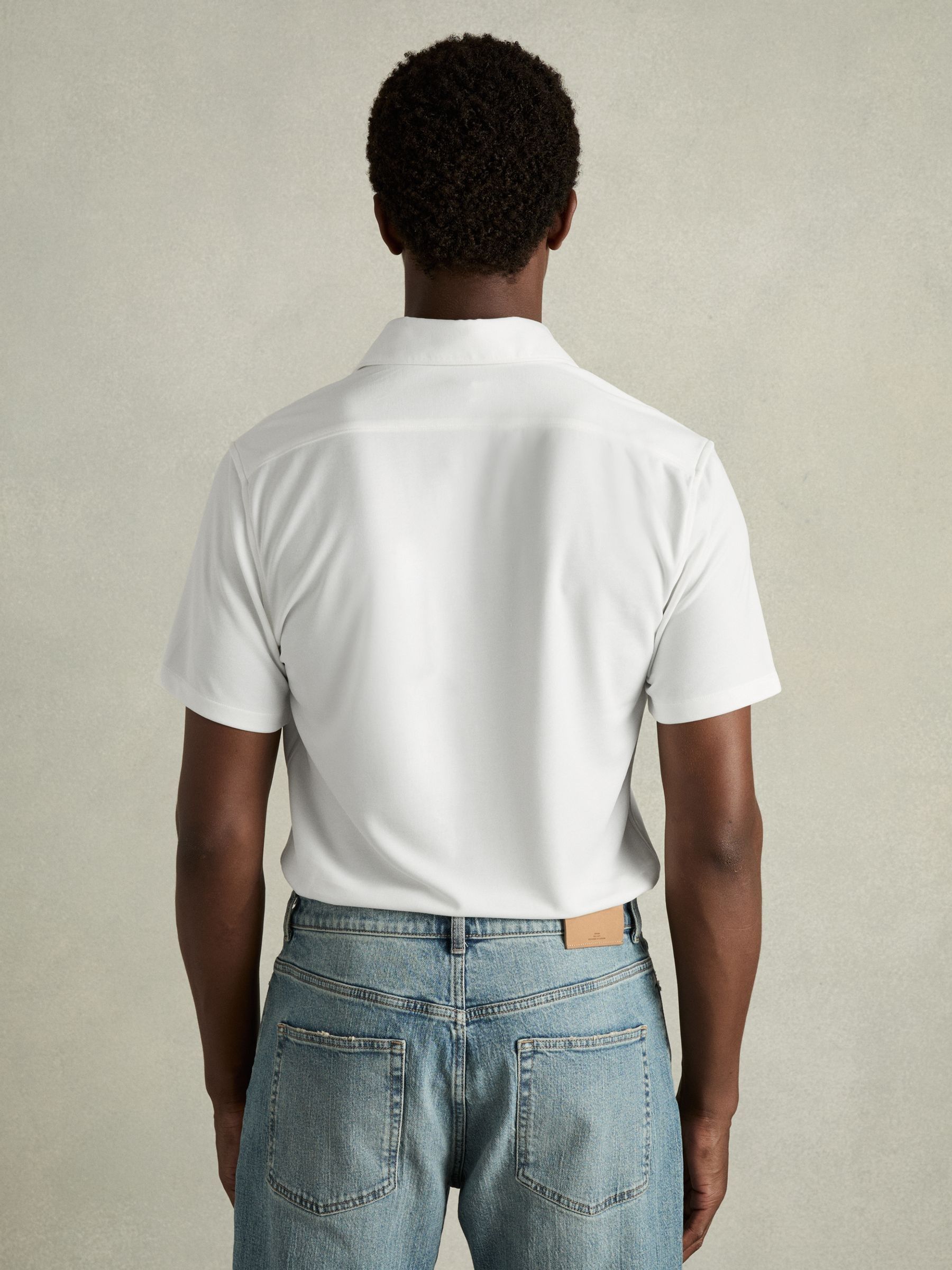 Modal-Blend Shirt in White - Image 5 of 6