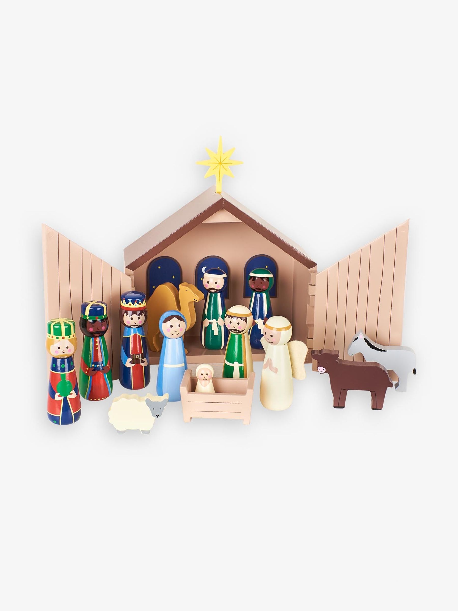 Wooden Nativity Set - Image 2 of 2