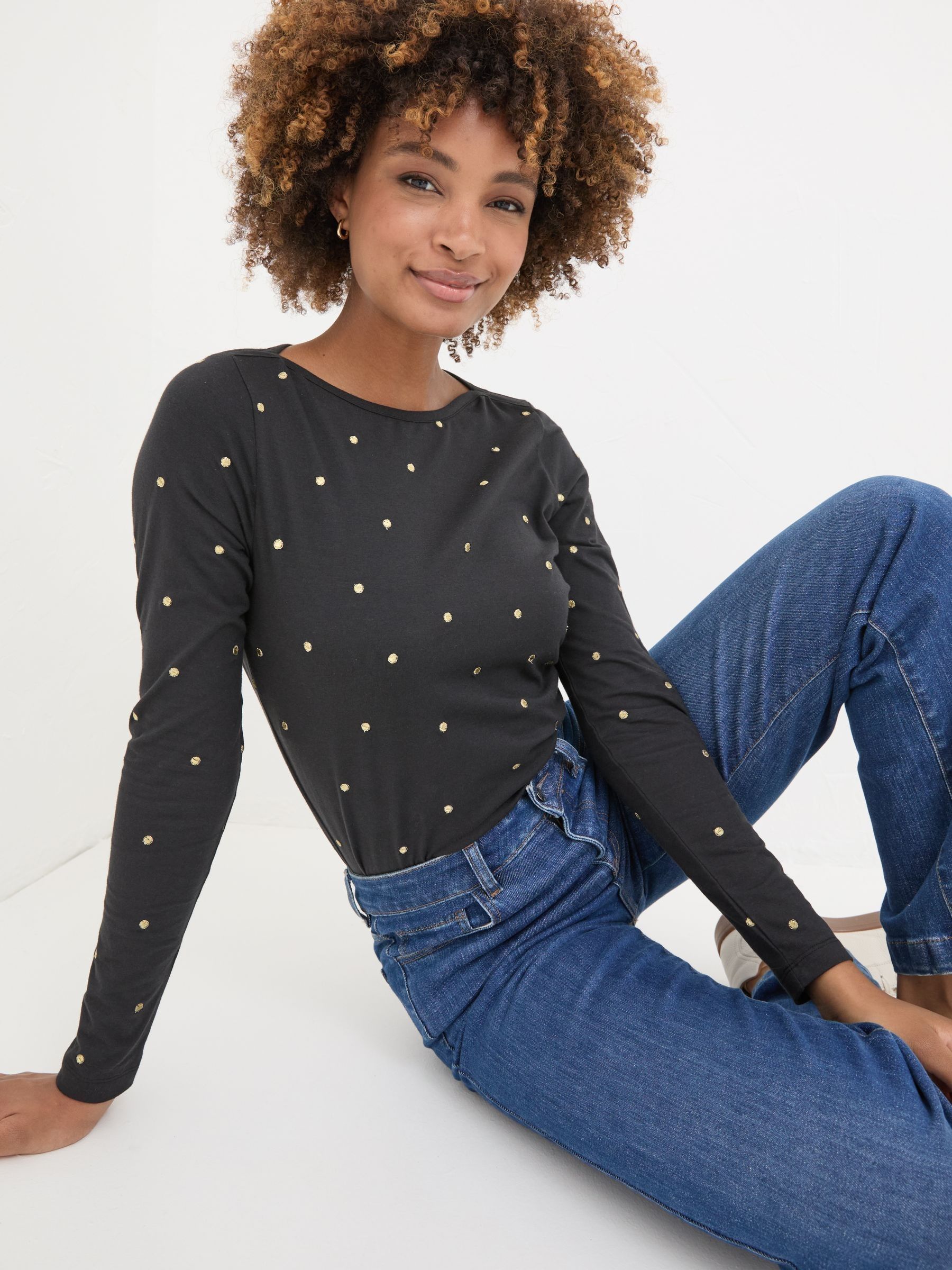 Bree Black Spot T-Shirt - Image 3 of 8