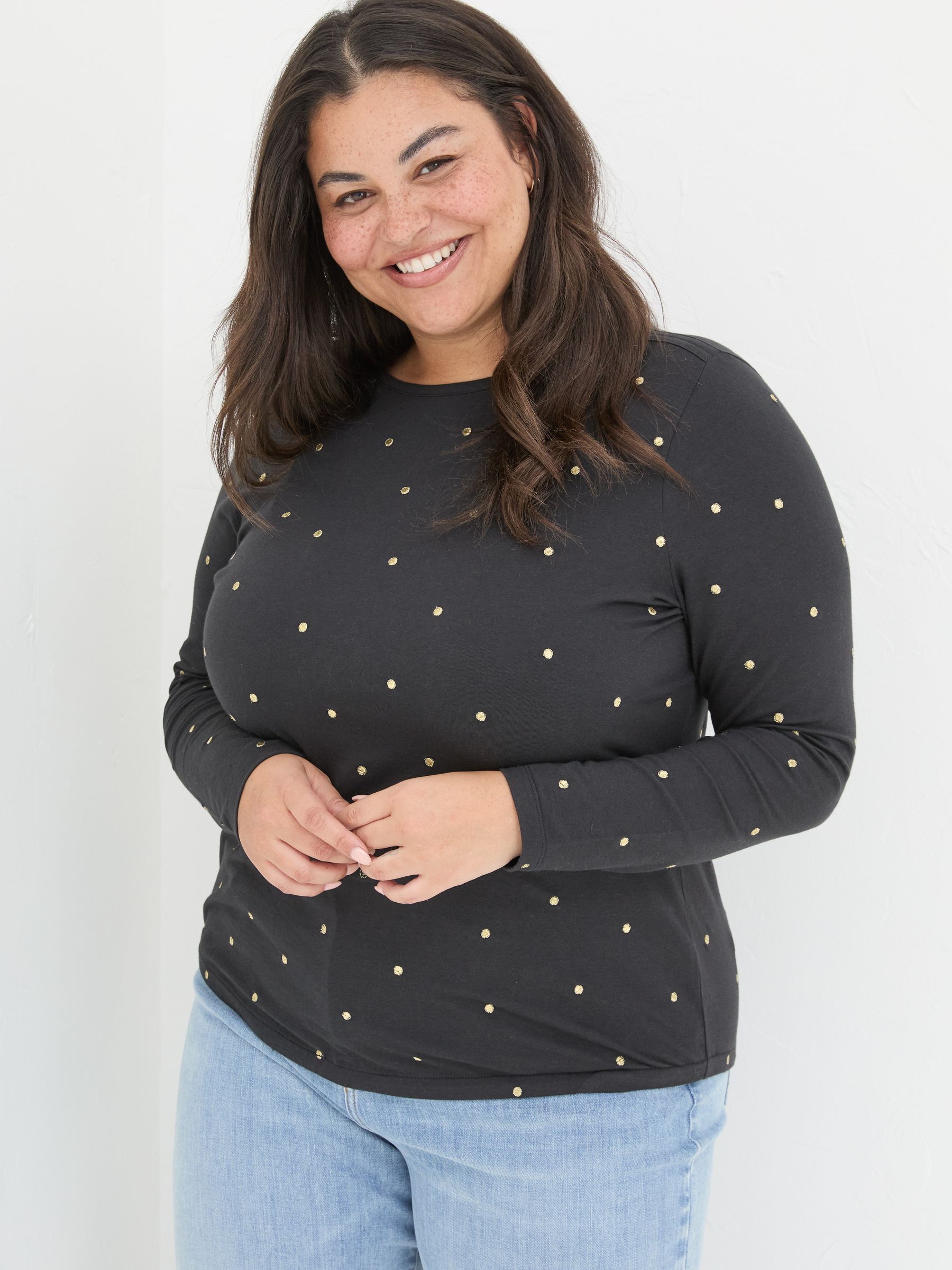 Bree Black Spot T-Shirt - Image 5 of 8