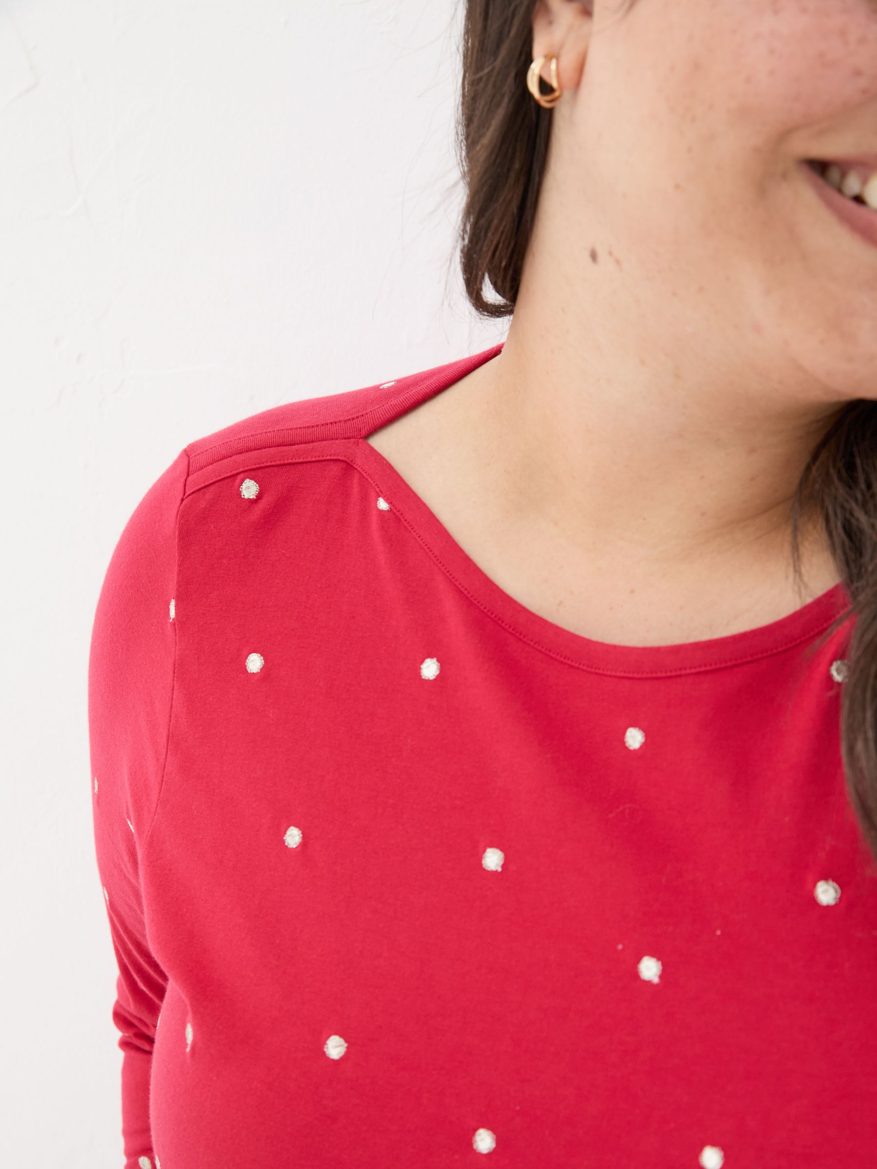 Bree Red Spot T-Shirt - Image 6 of 7