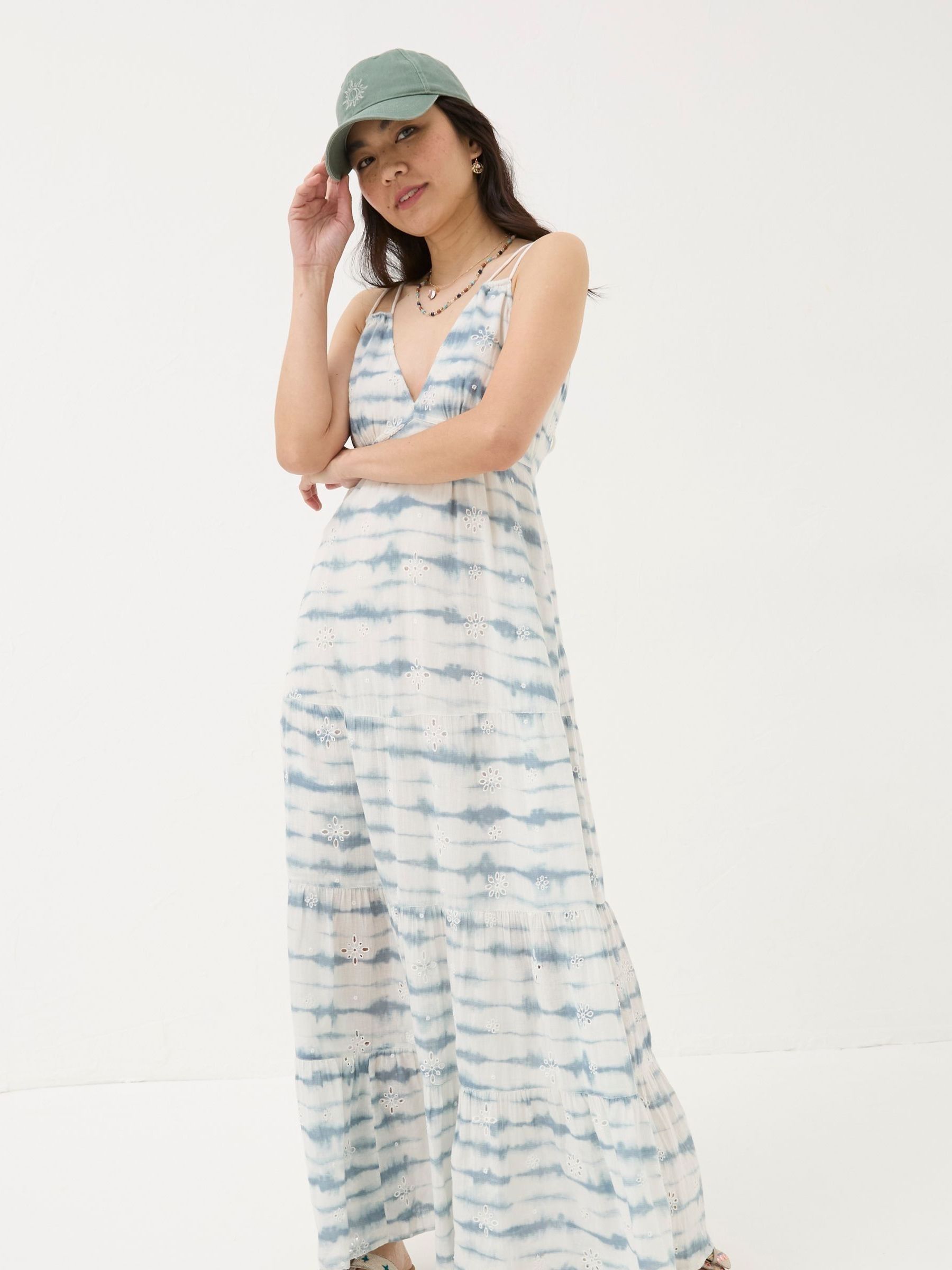 Blue Tie Dye Tammy Beach Maxi Dress - Image 1 of 6