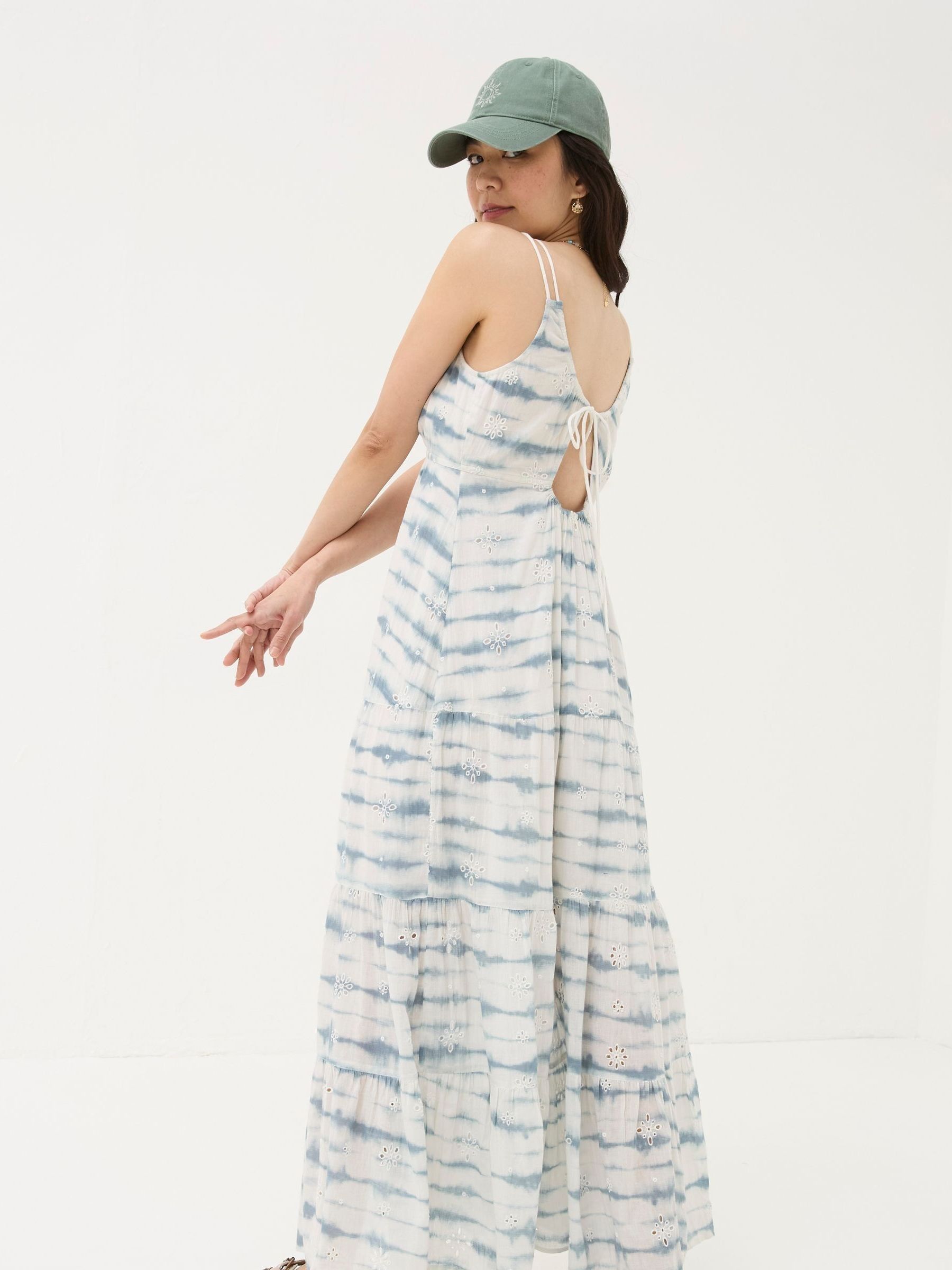 Blue Tie Dye Tammy Beach Maxi Dress - Image 2 of 6