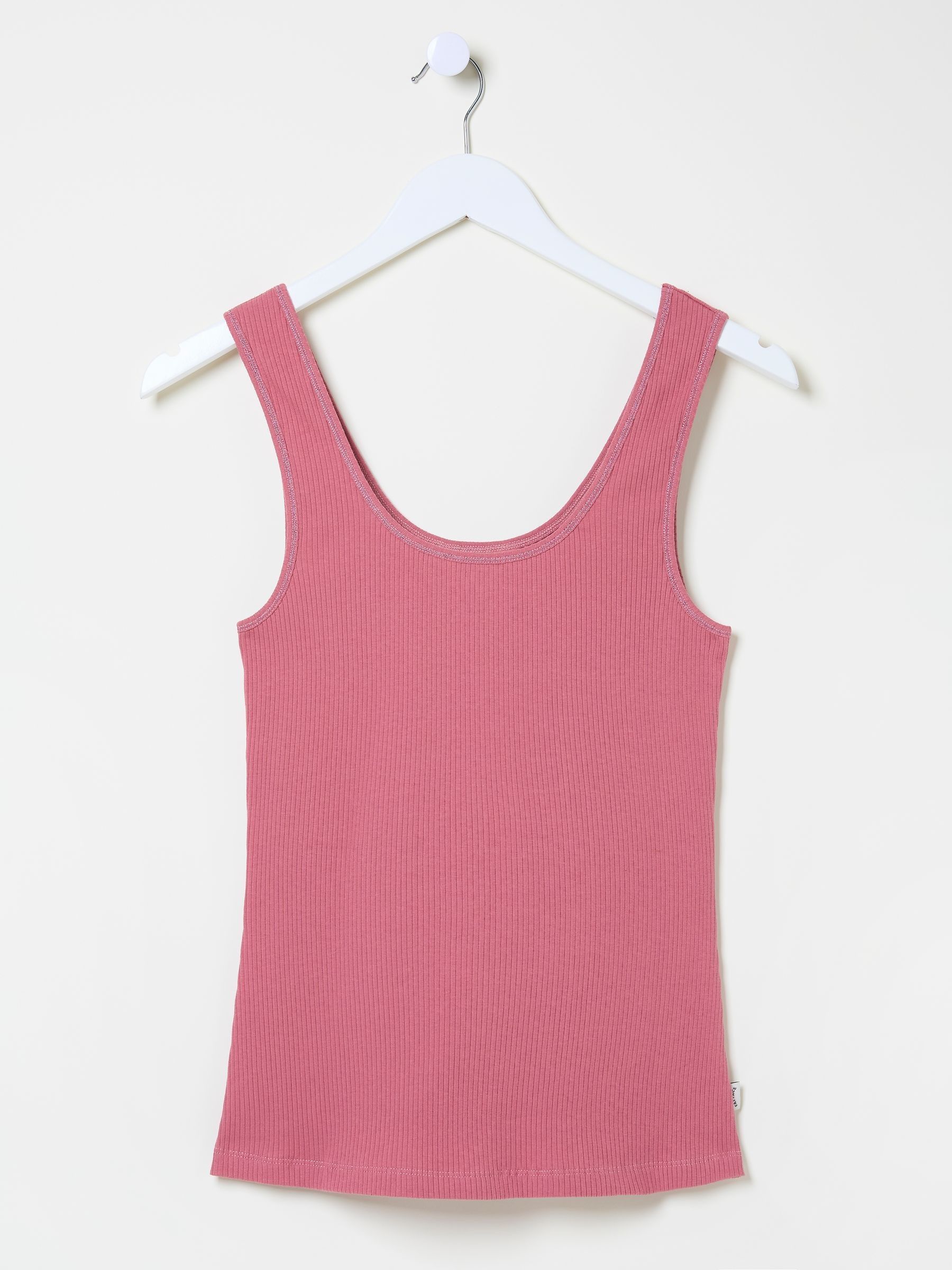 Pink Rib Pyjama Top - Image 5 of 5