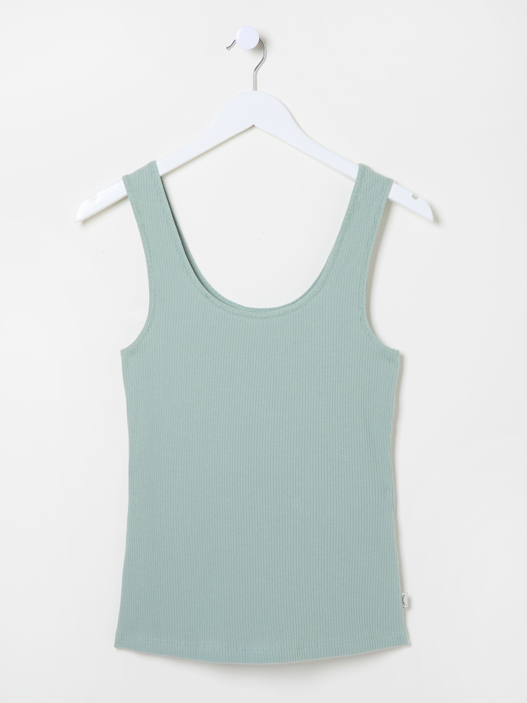 Green Haze Rib Pyjama Top - Image 7 of 8