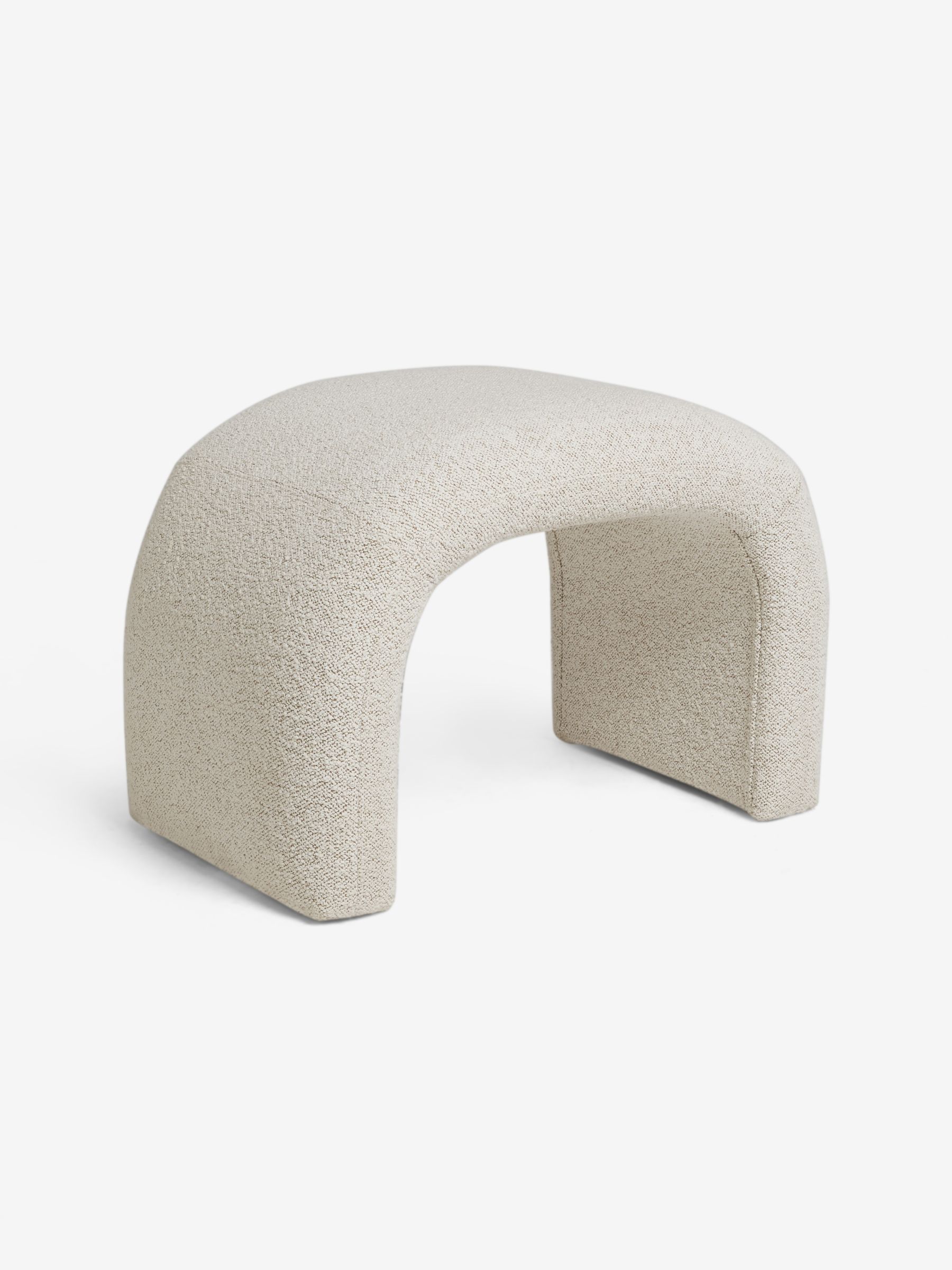 Beryl Stool in Off White Pax Boucle - Image 5 of 6