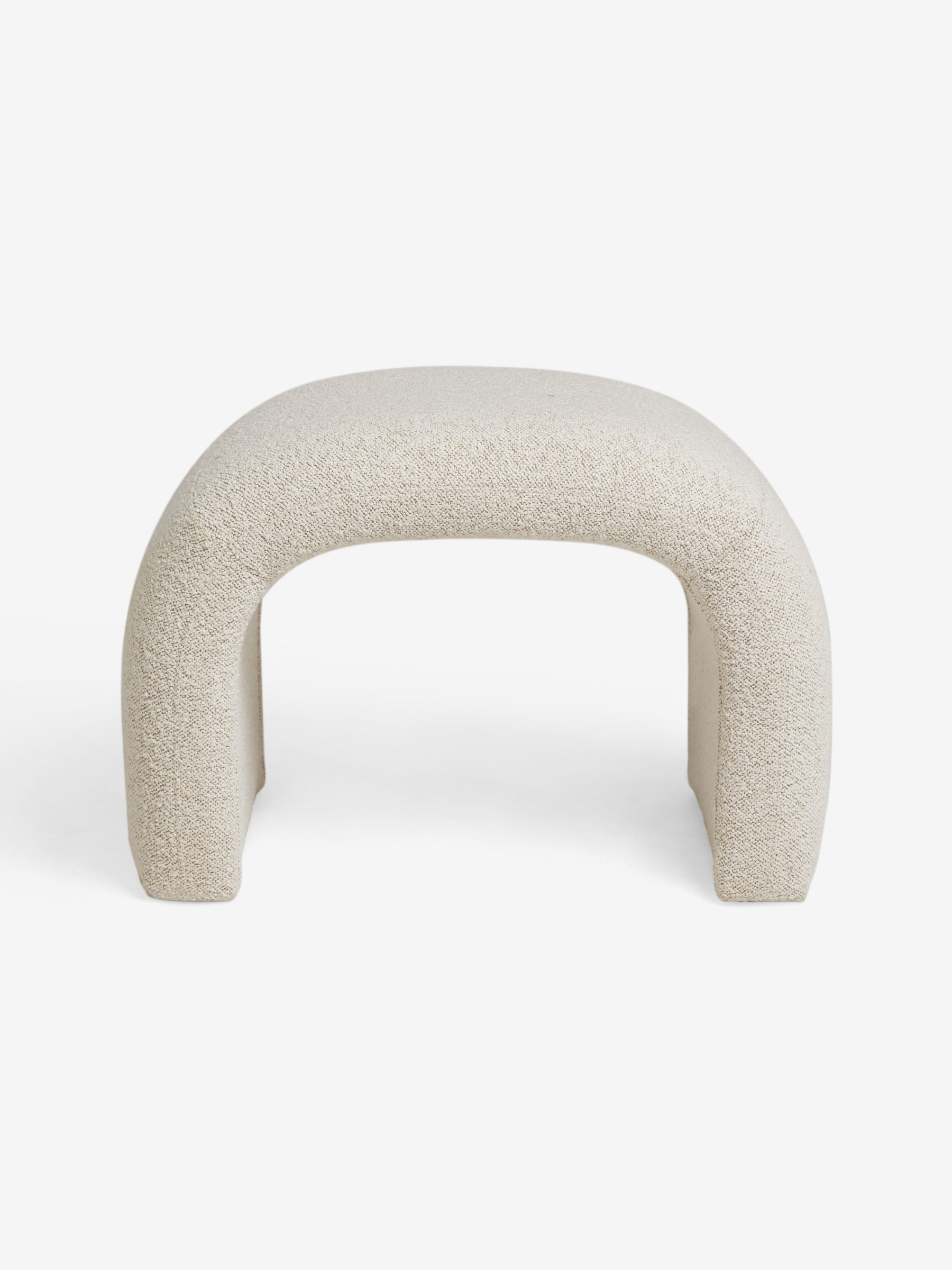 Beryl Stool in Off White Pax Boucle - Image 6 of 6