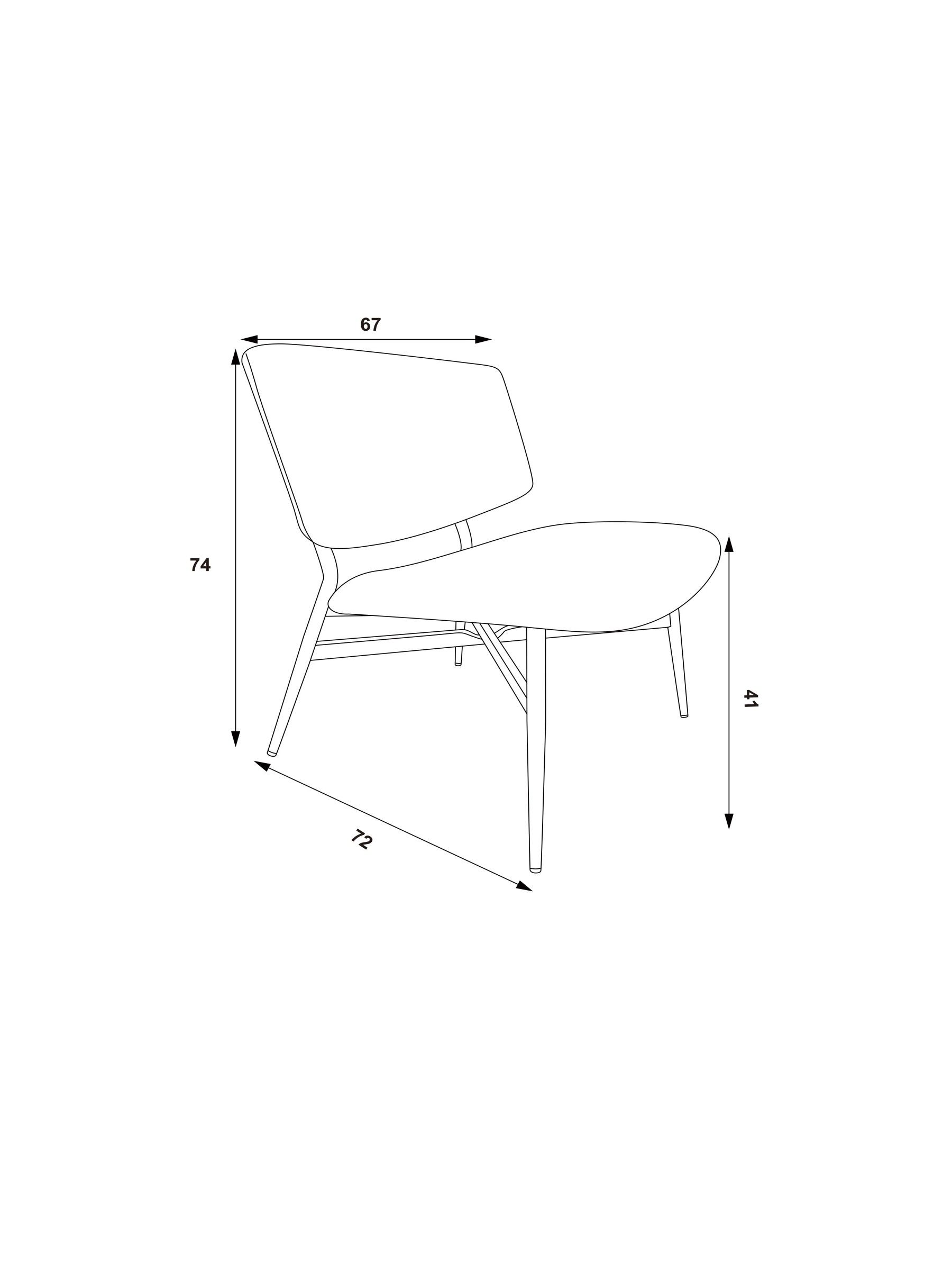 Kuta Accent Chair in Grey Marl Pax Boucle - Image 4 of 7