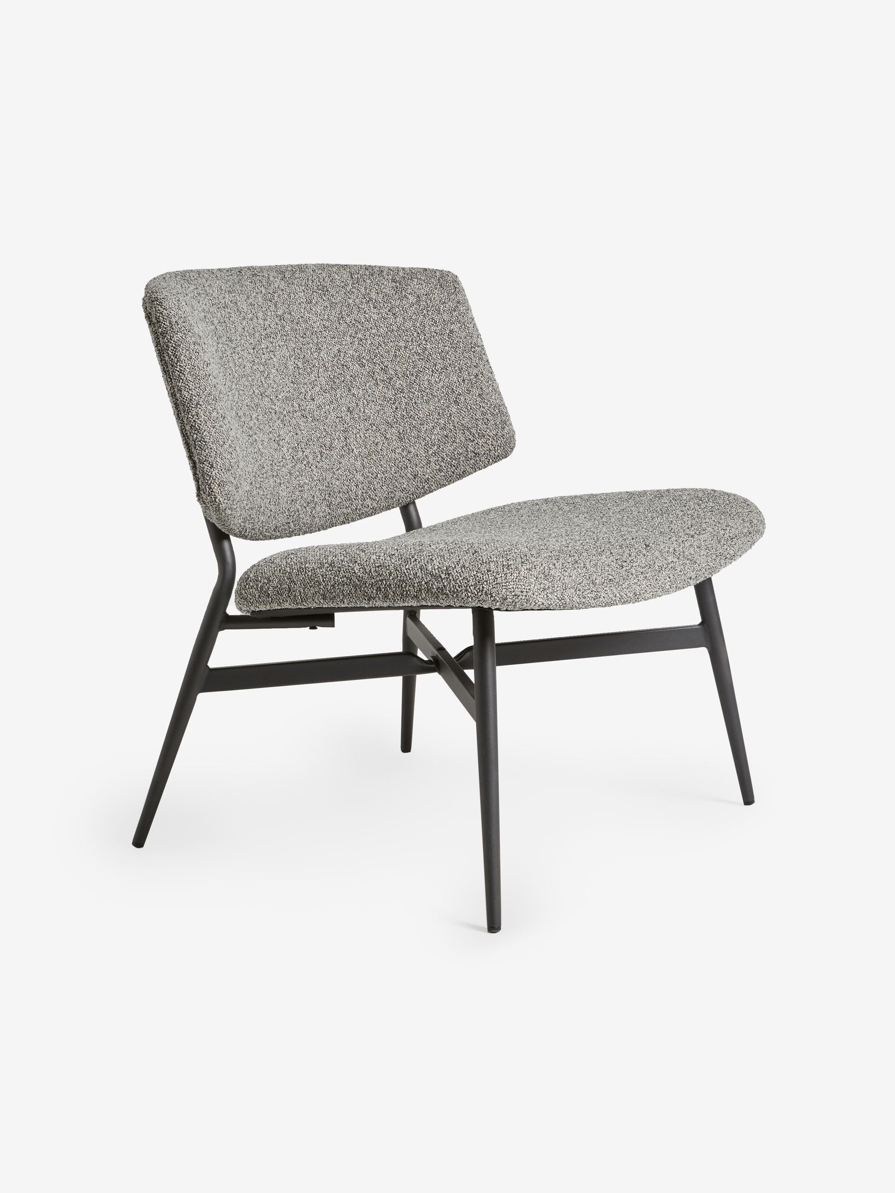 Kuta Accent Chair in Grey Marl Pax Boucle - Image 6 of 7