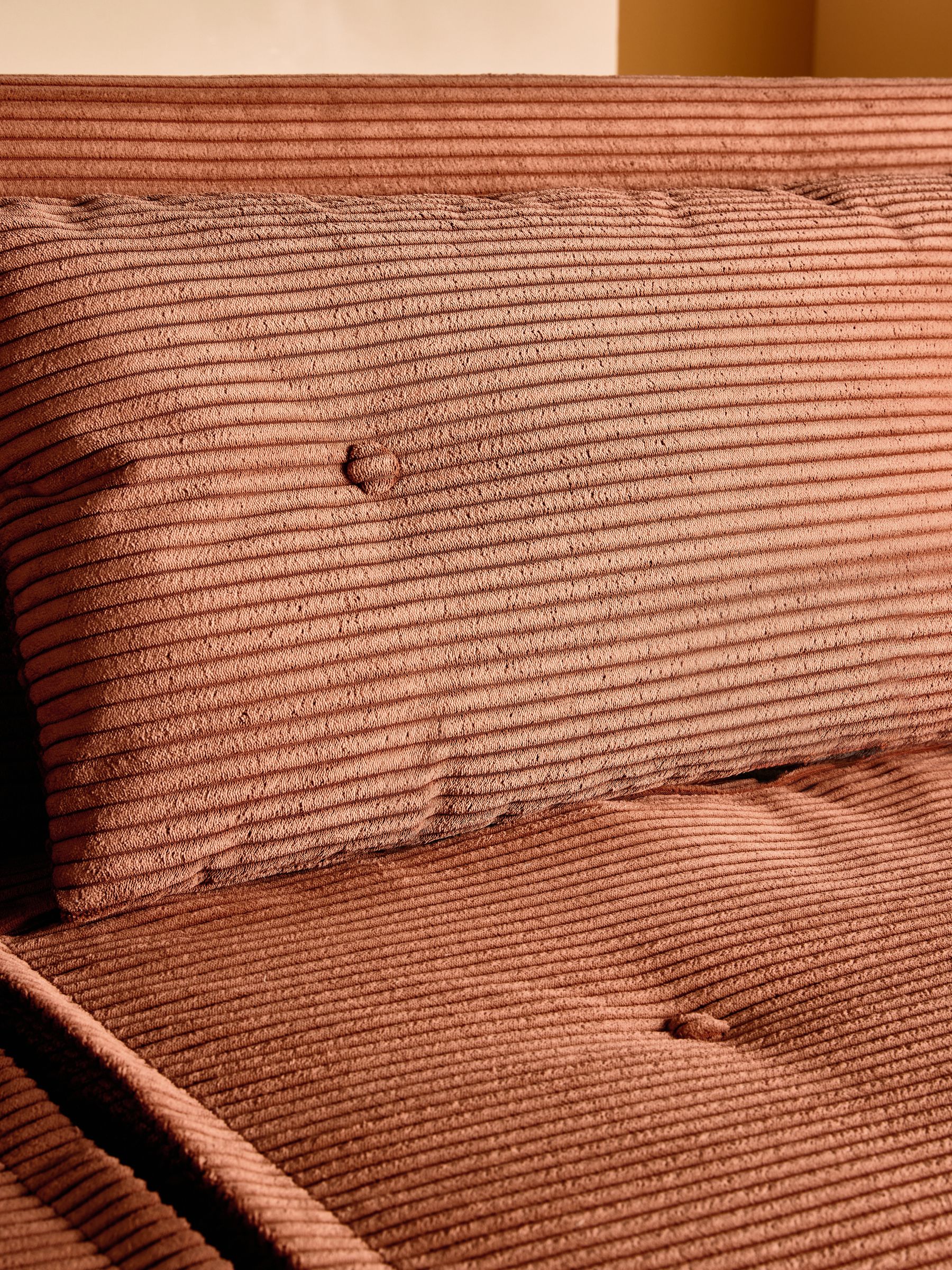 Haru 4 Seater Sofabed in Nutmeg Orange Corduroy - Image 5 of 8