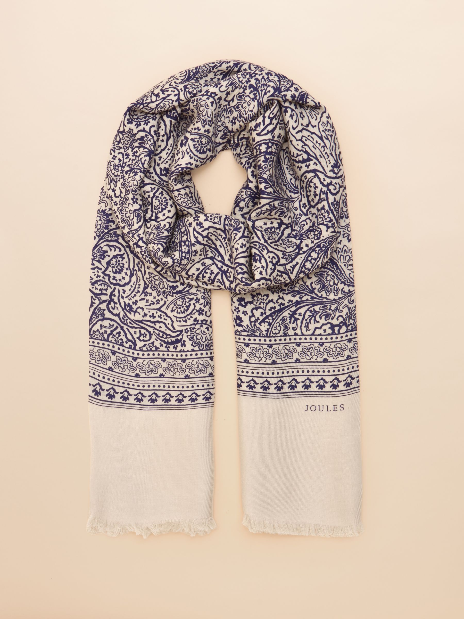 Mayfair Blue/White Scarf - Image 4 of 6