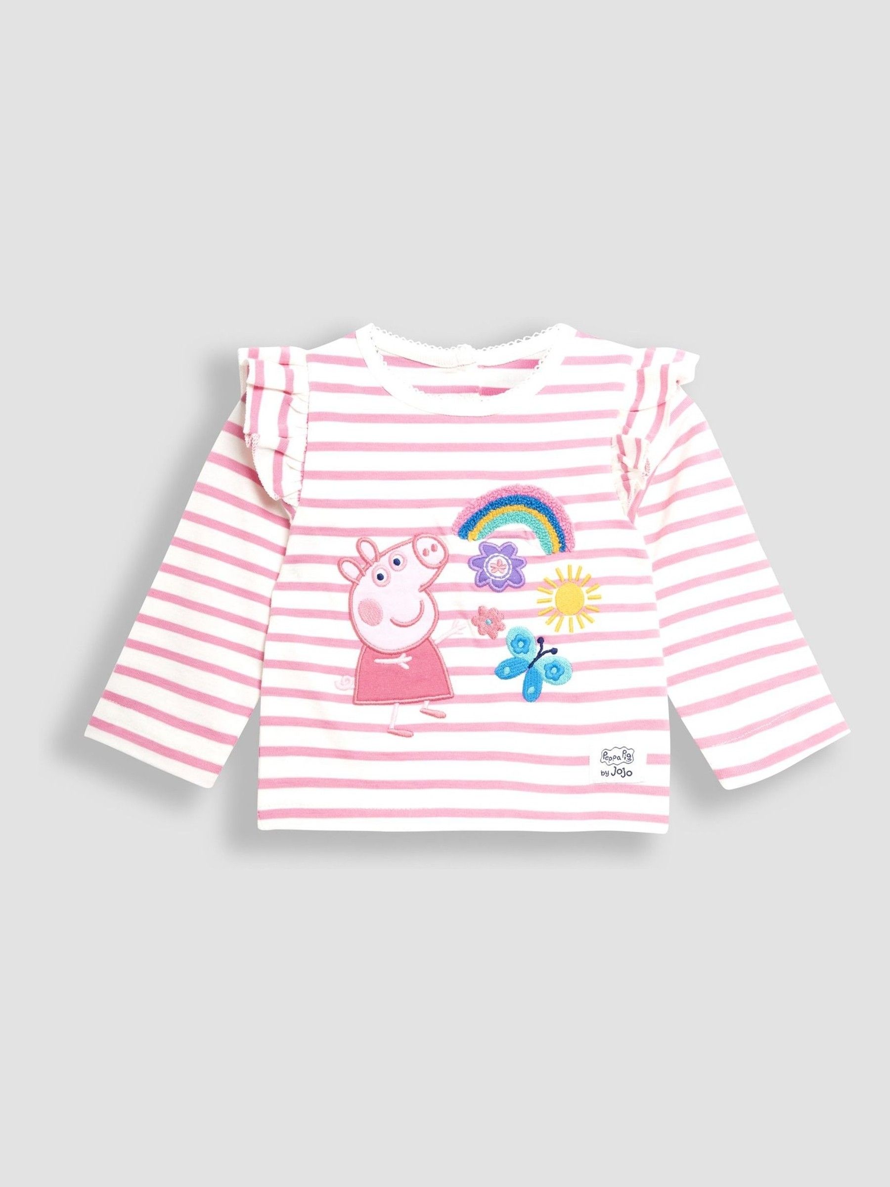 Pink Peppa Pig Appliqué Top & Leggings Set - Image 3 of 7