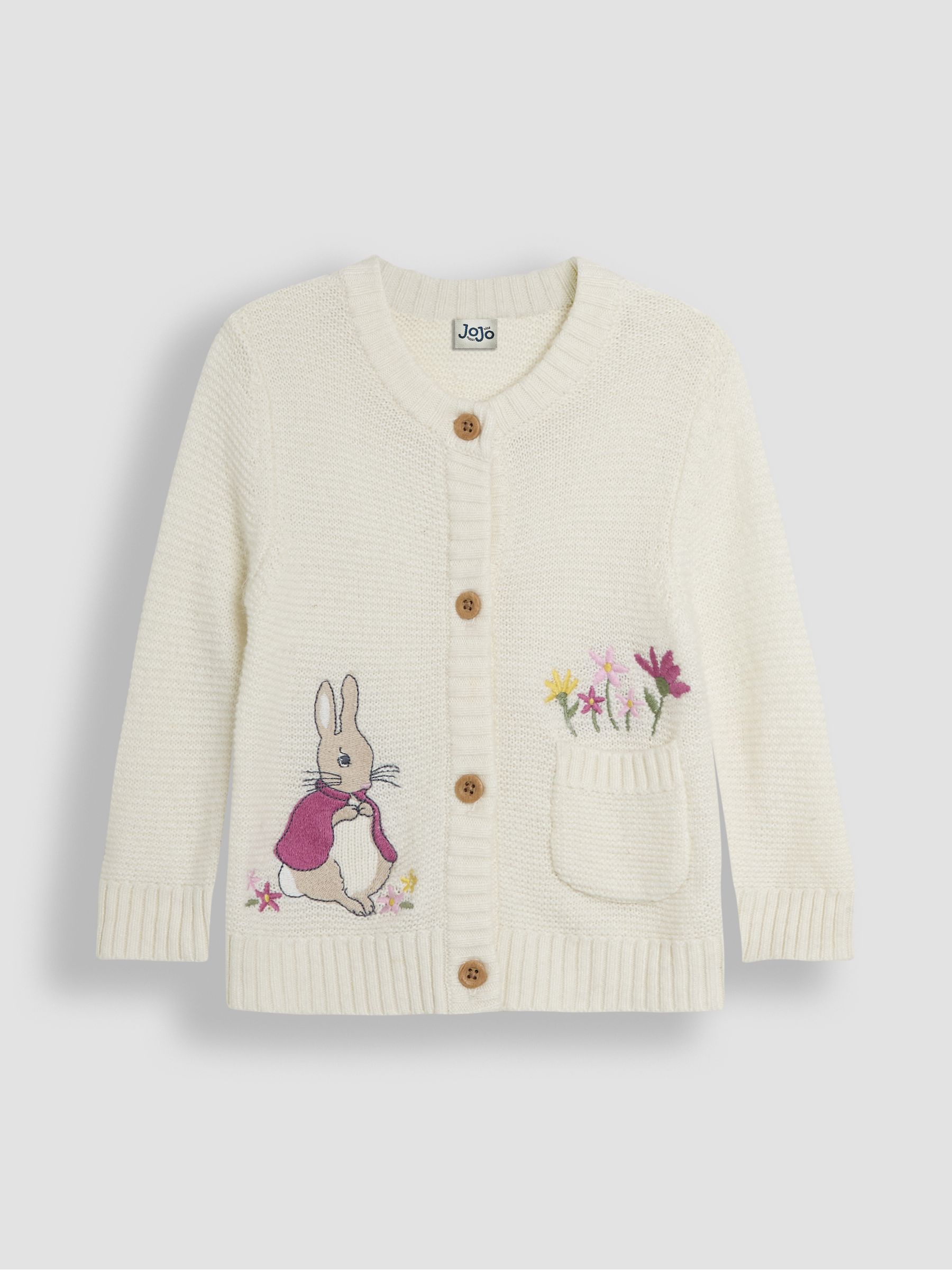 Cream Peter Rabbit Appliqué Cardigan - Image 3 of 6