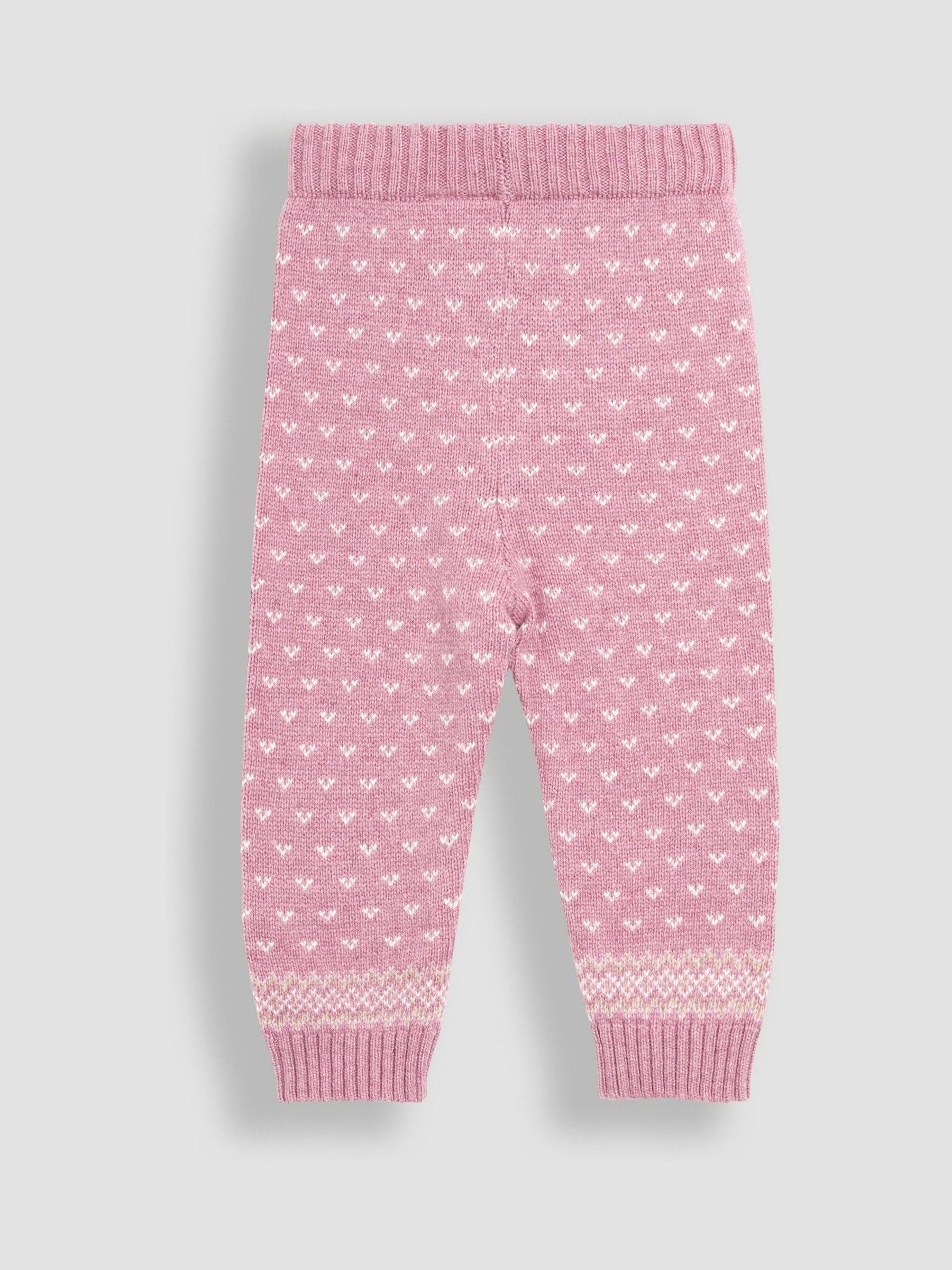 Pink Peter Rabbit Fairisle Pattern Baby Knit Set - Image 6 of 7