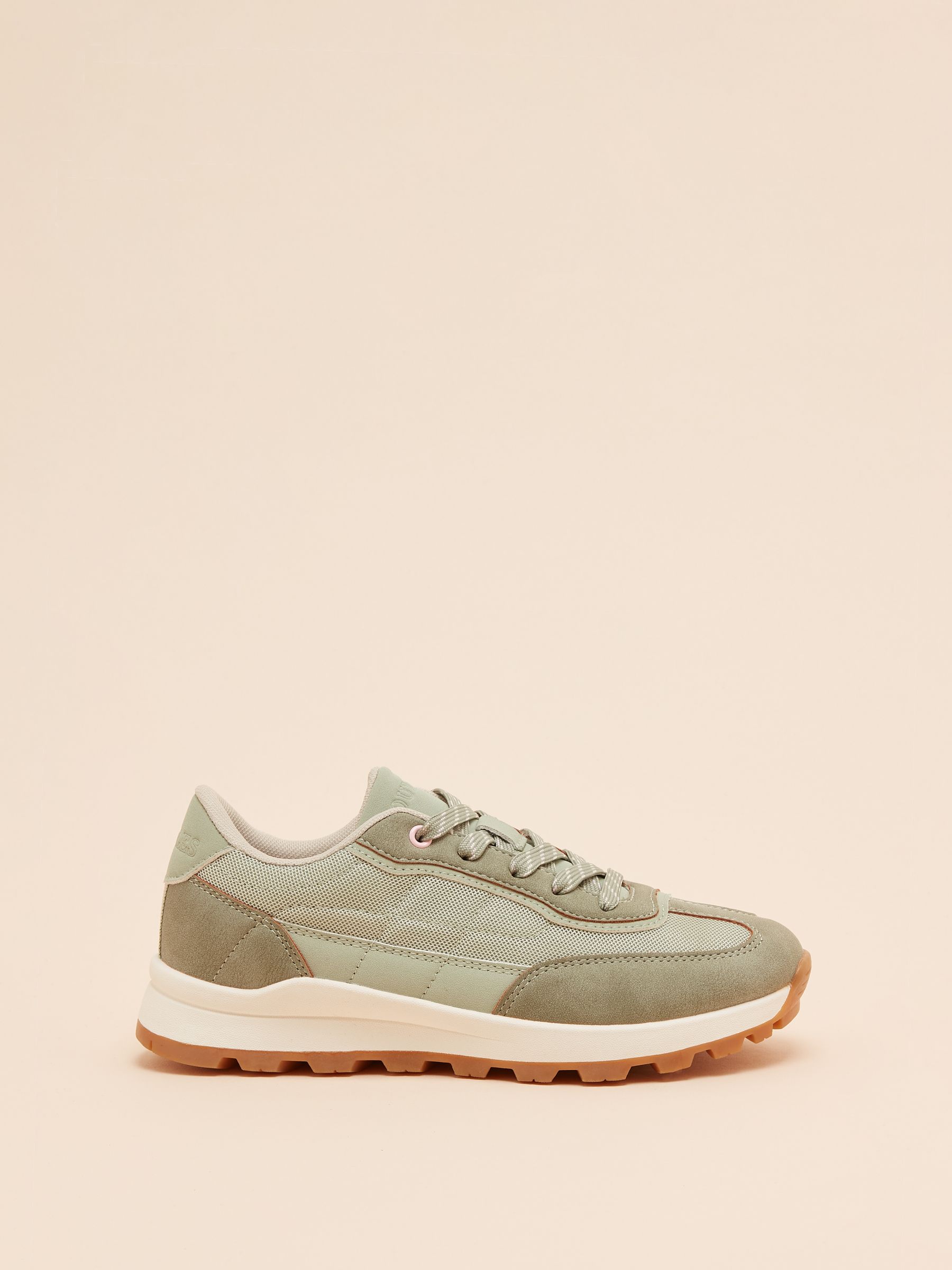 Parkfield Khaki Green Trainers - Image 1 of 5