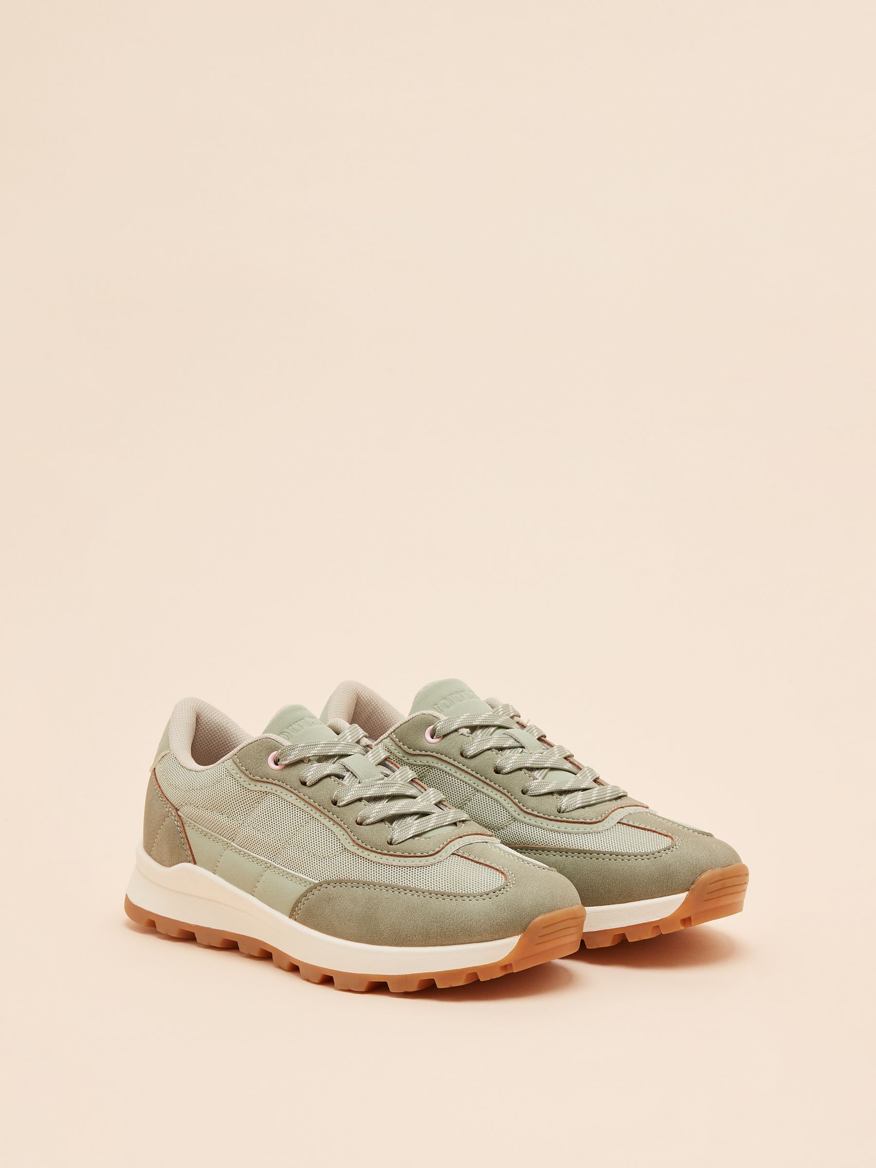 Parkfield Khaki Green Trainers - Image 2 of 5