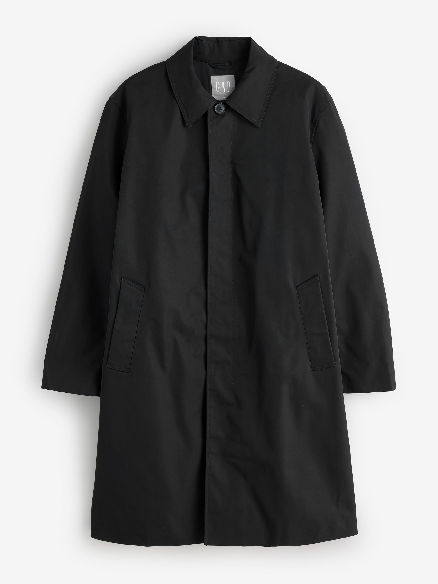 Black Mac Coat - Image 1 of 5