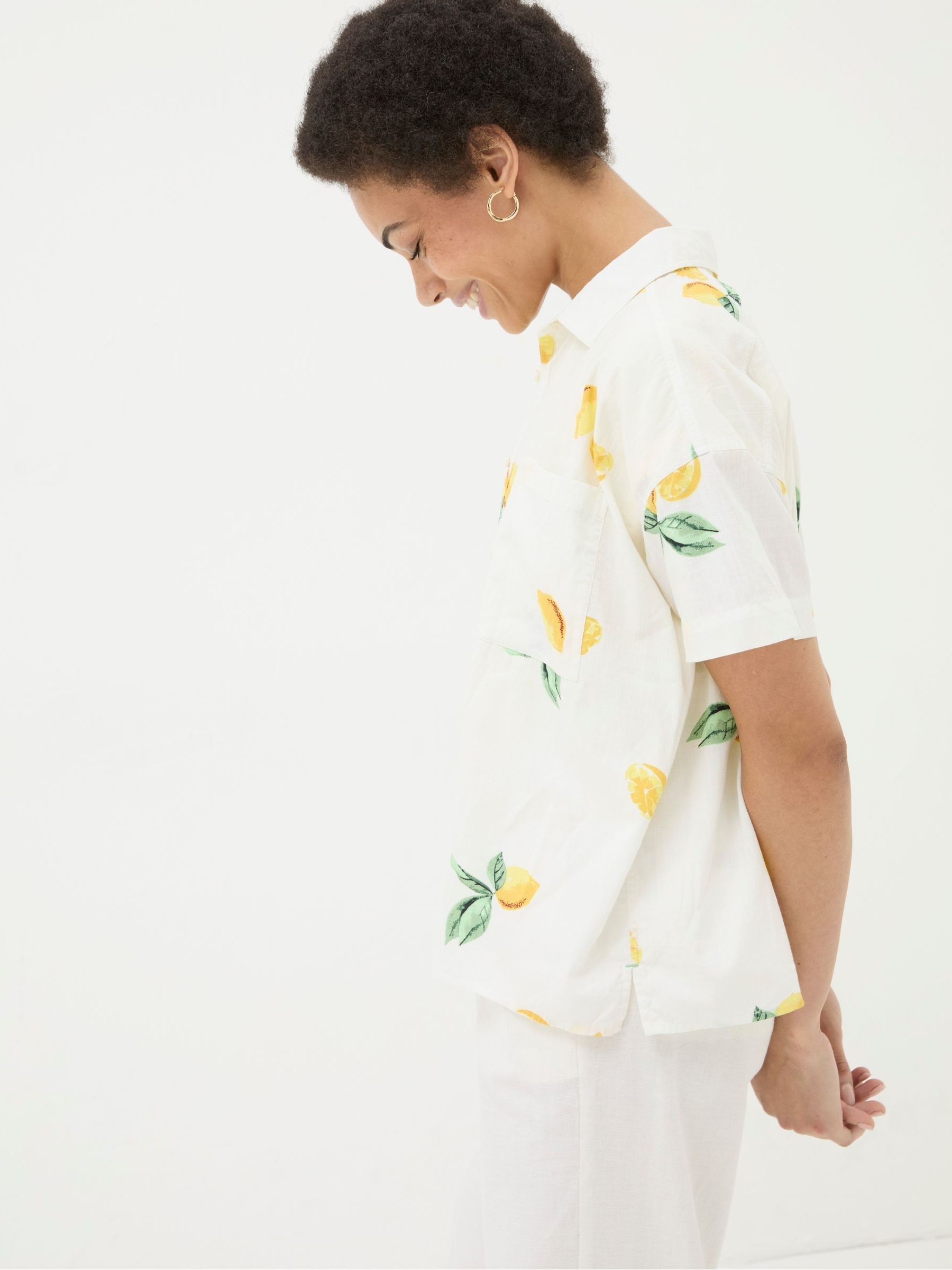 Louisa Natural Lemons Shirt - Image 2 of 6