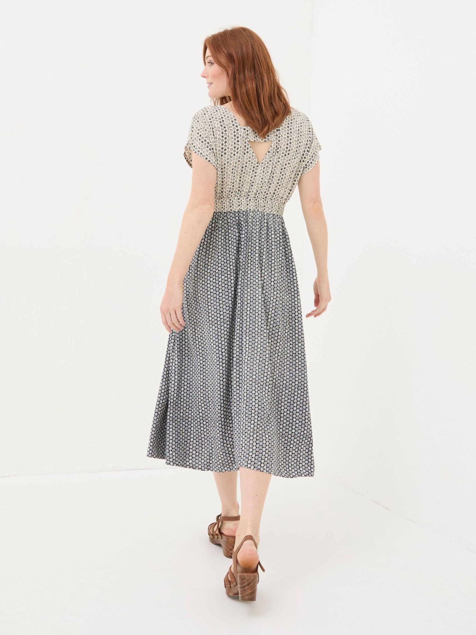 Rae Black Star Geo Midi Dress - Image 2 of 6