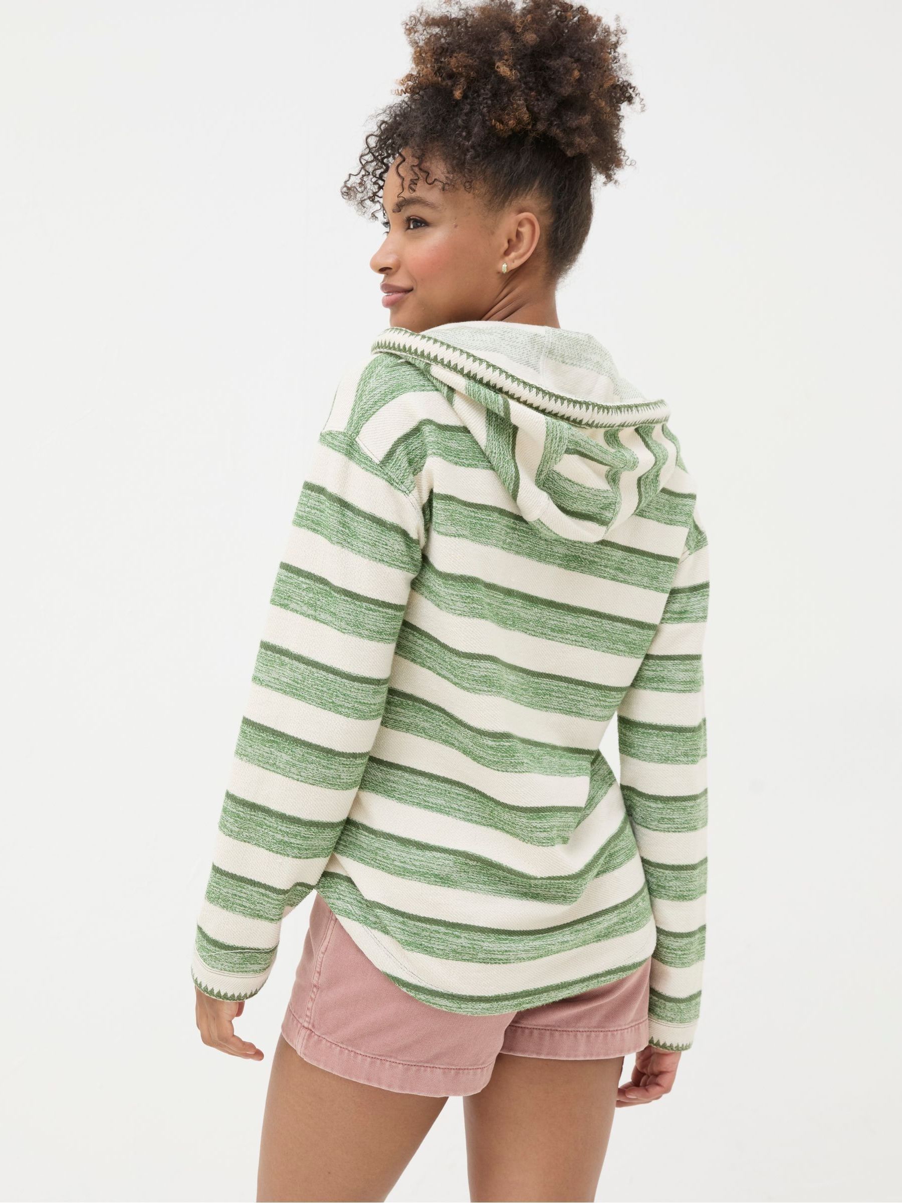 Poppy Green Overhead Hoodie - Image 2 of 5 Poppy Green Overhead Hoodie - Image 2 of 5