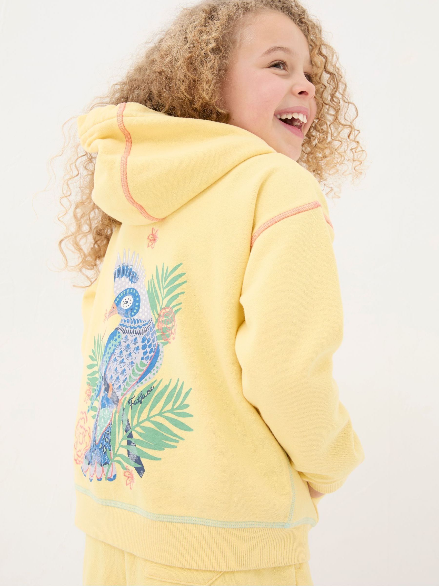 Yellow Creature Graphic Popover Hoodie - Image 2 of 7