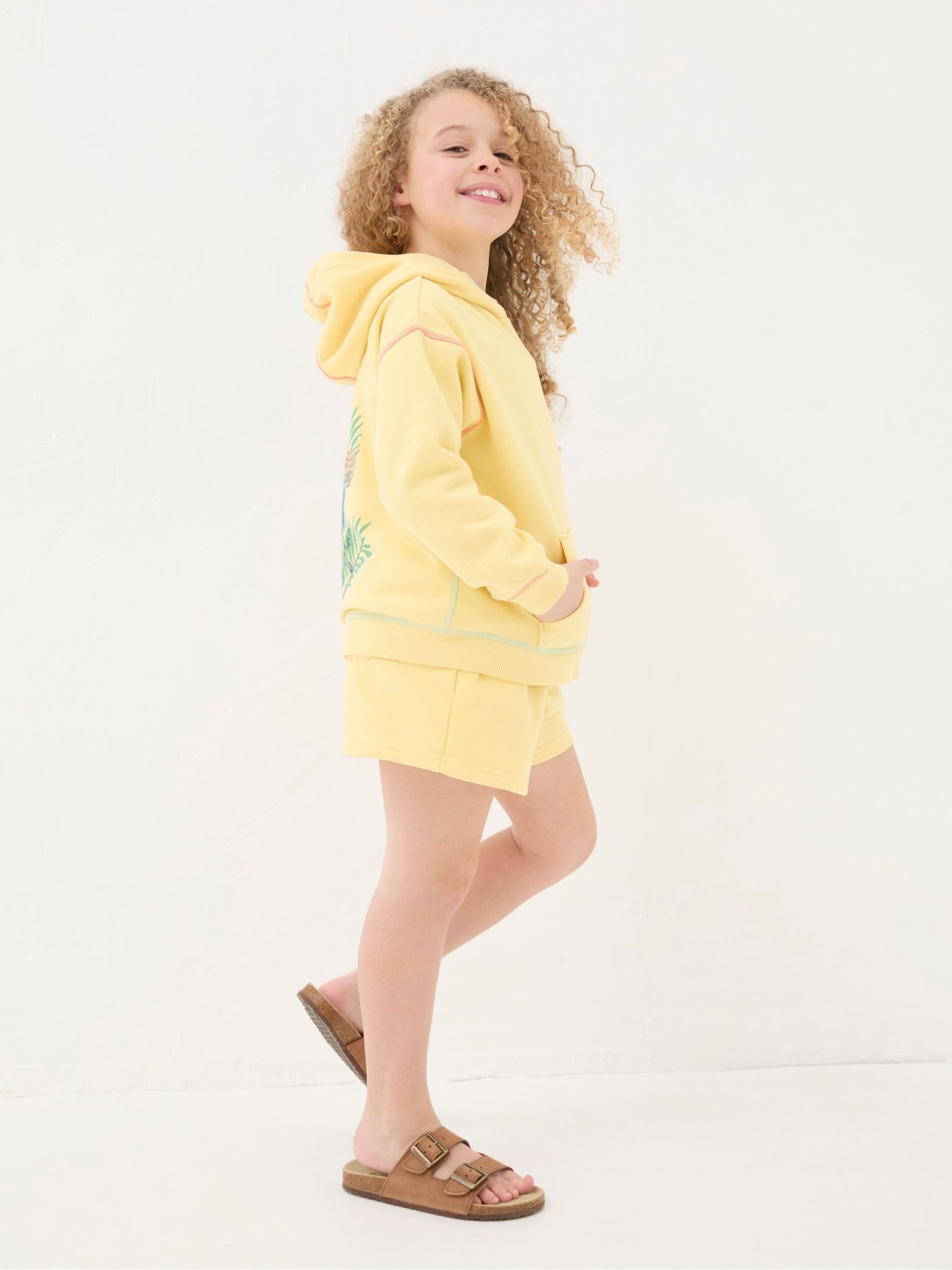Yellow Creature Graphic Popover Hoodie - Image 3 of 7