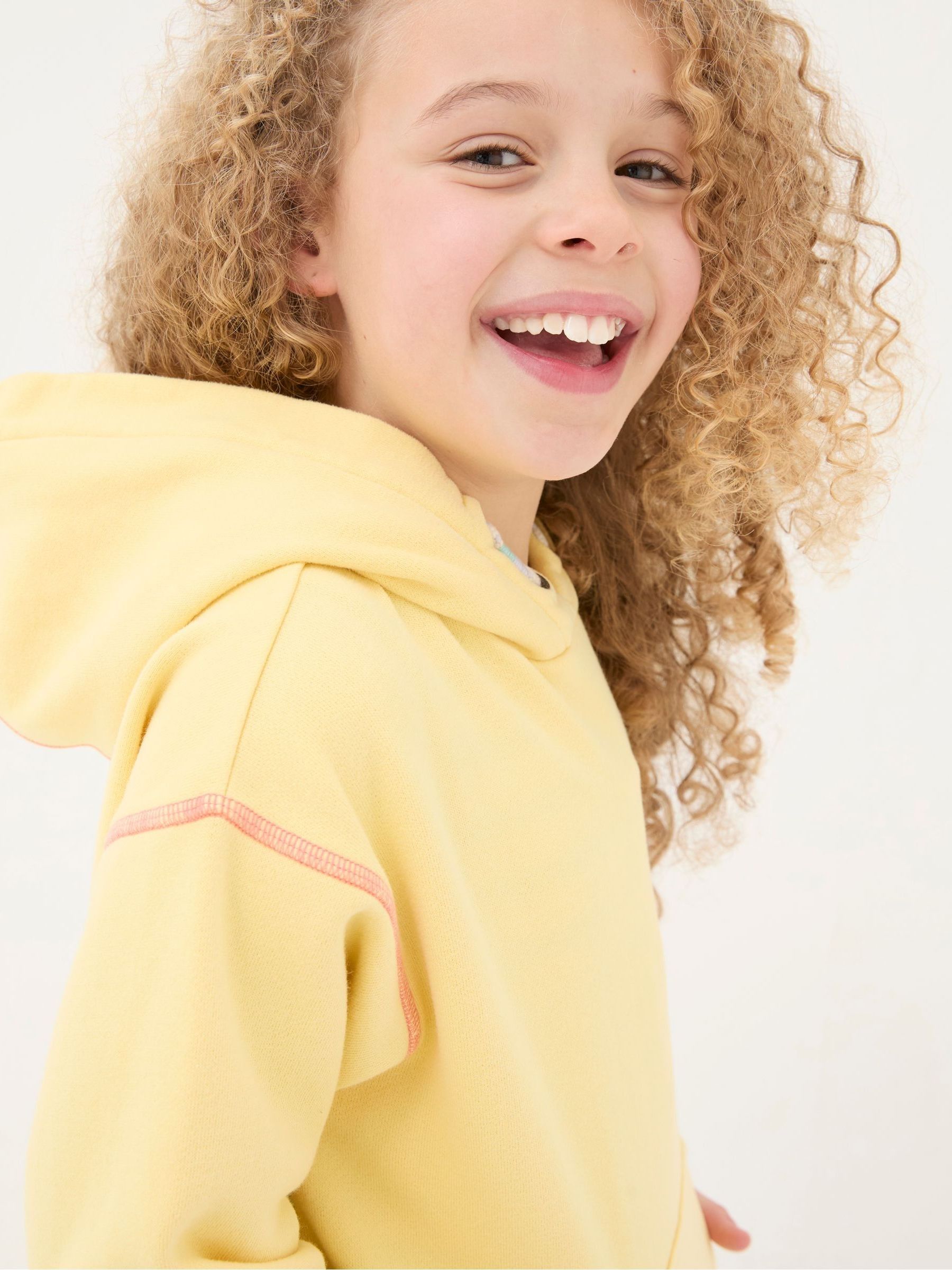 Yellow Creature Graphic Popover Hoodie - Image 4 of 7
