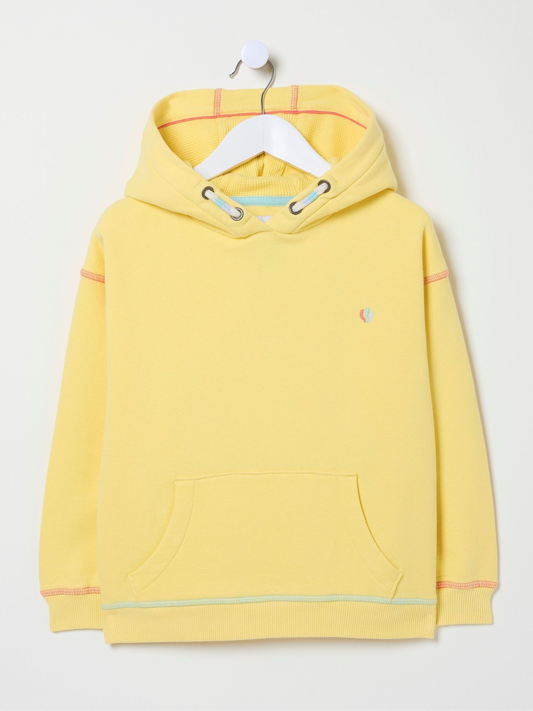 Yellow Creature Graphic Popover Hoodie - Image 5 of 7