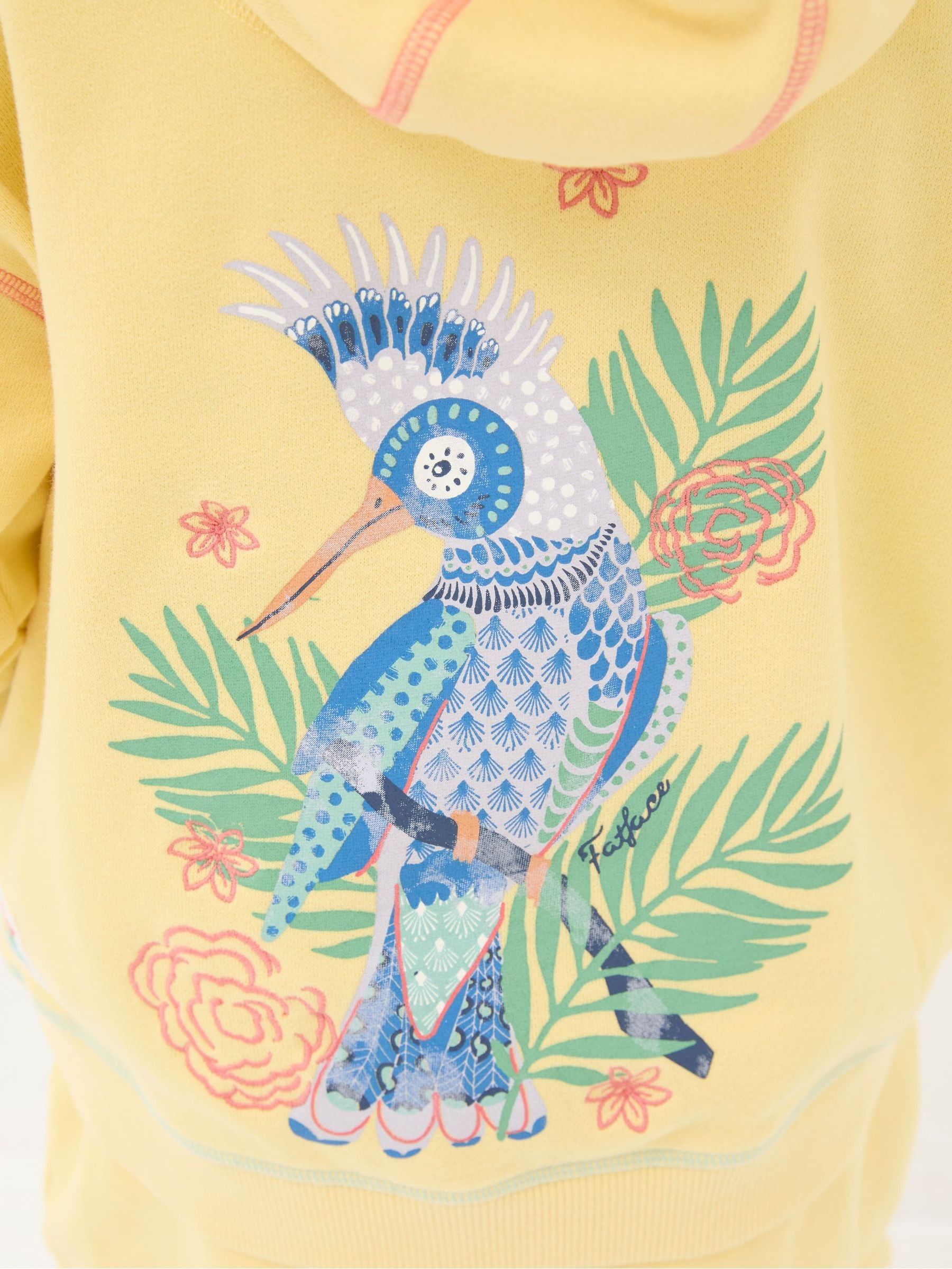 Yellow Creature Graphic Popover Hoodie - Image 7 of 7