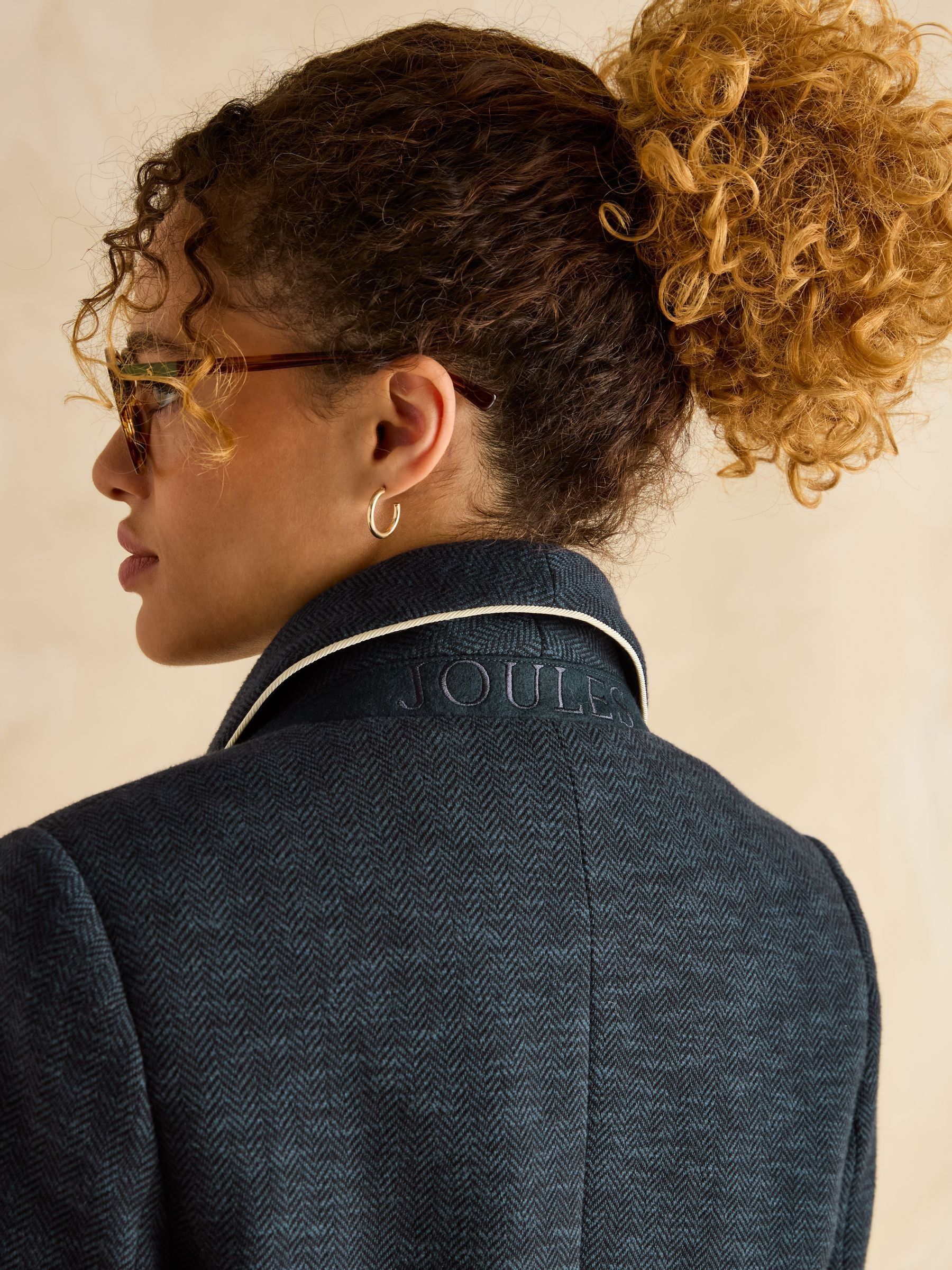 Hartley Navy Shawl Collar Blazer - Image 5 of 8