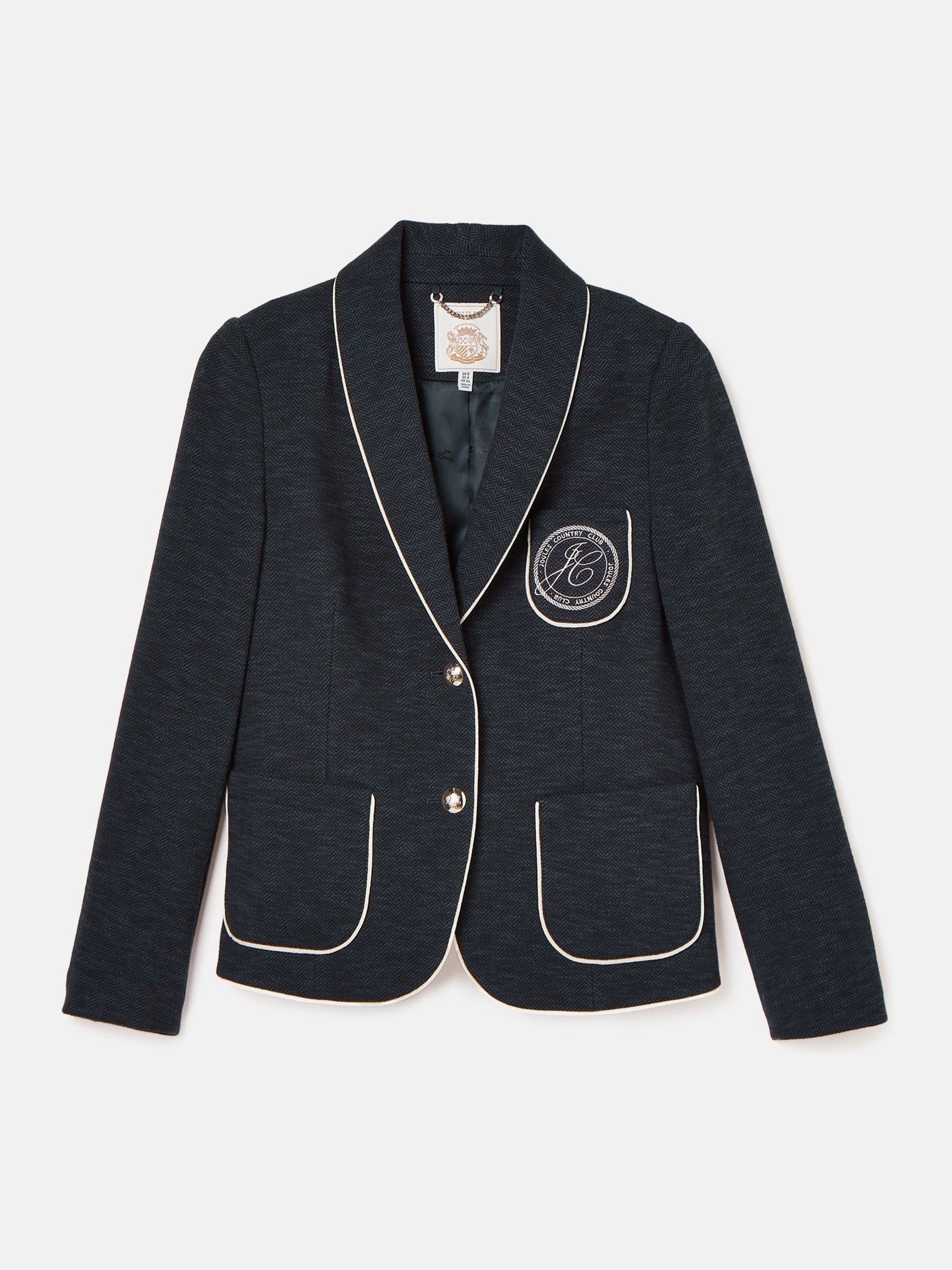Hartley Navy Shawl Collar Blazer - Image 8 of 8
