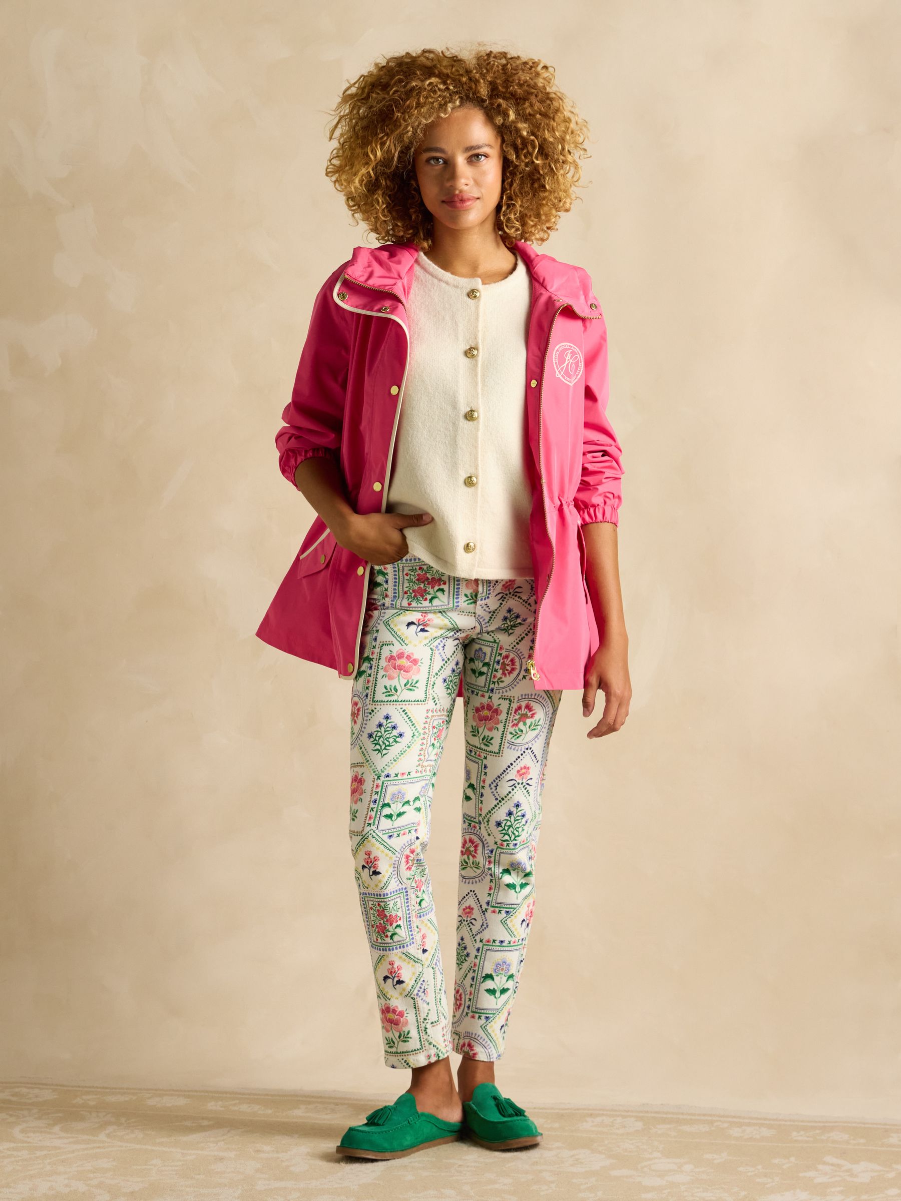 Holt Pink Packable Waterproof Raincoat with Hood - Image 3 of 8