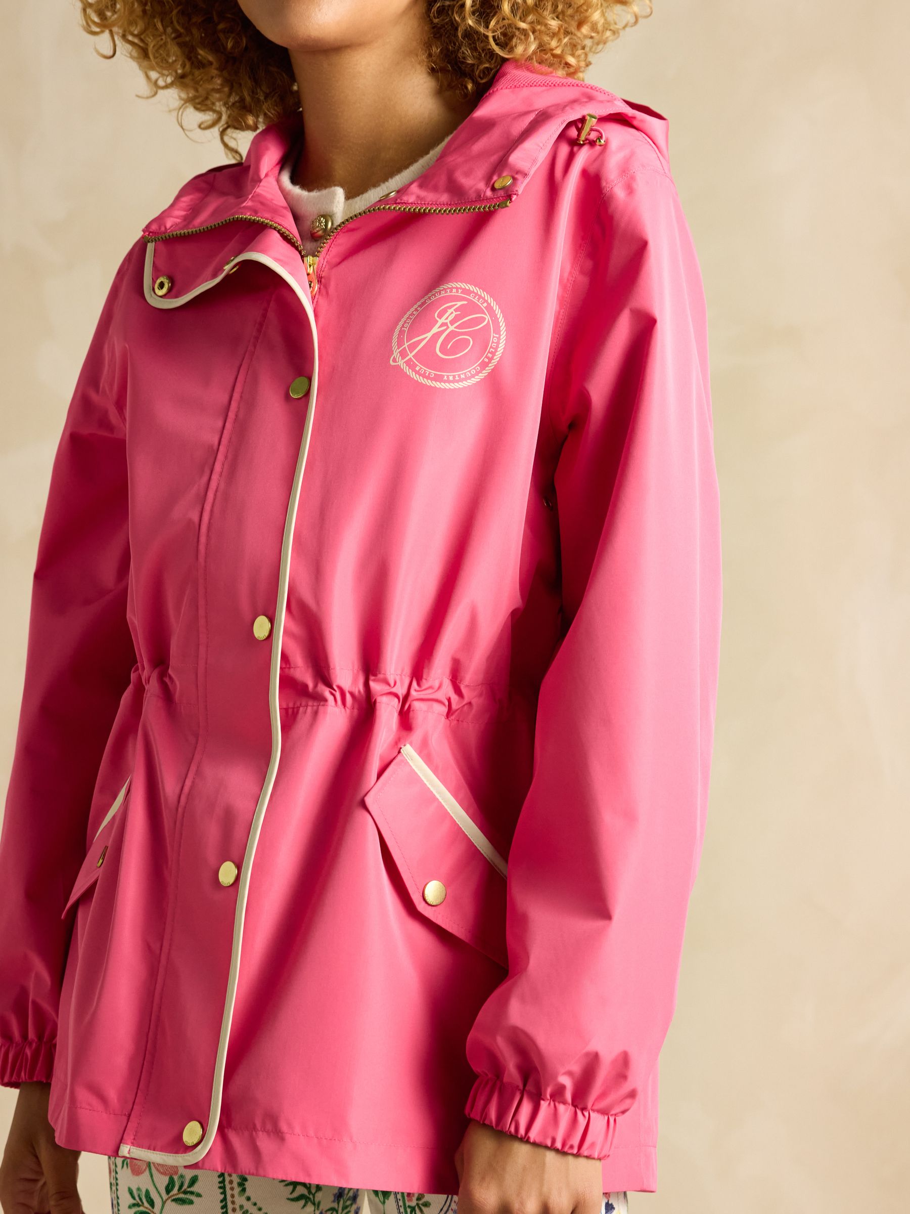 Holt Pink Packable Waterproof Raincoat with Hood - Image 6 of 8