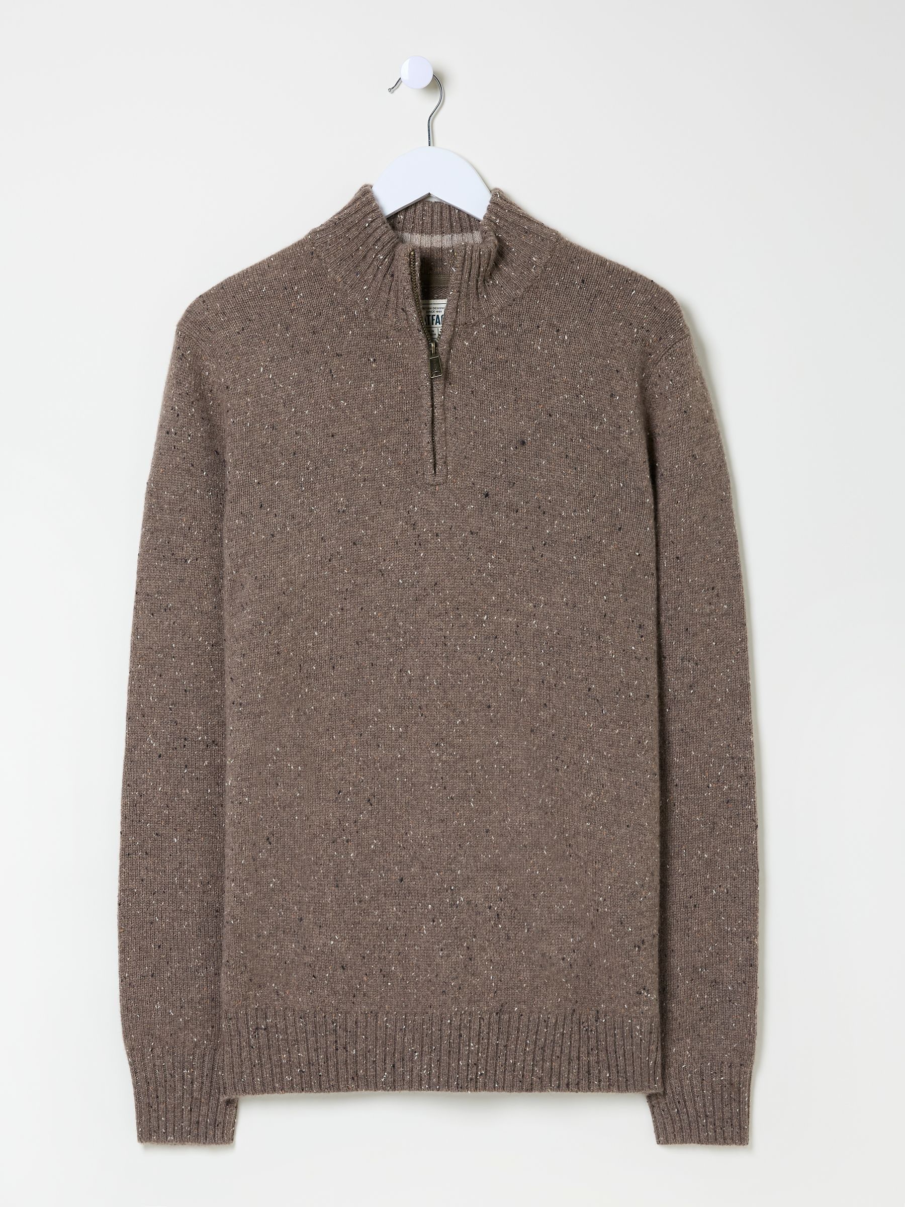 Natural Lambswool Half Neck Jumper - Image 5 of 5