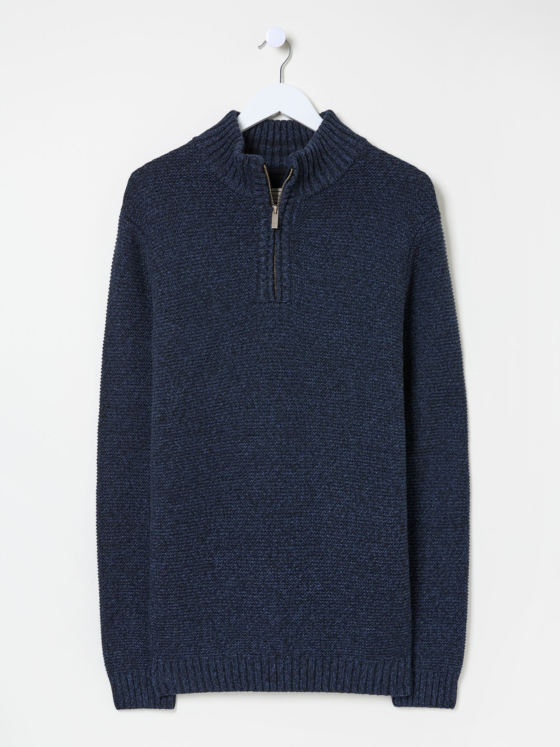Blue Hove Knitted Half Neck Jumper - Image 5 of 5