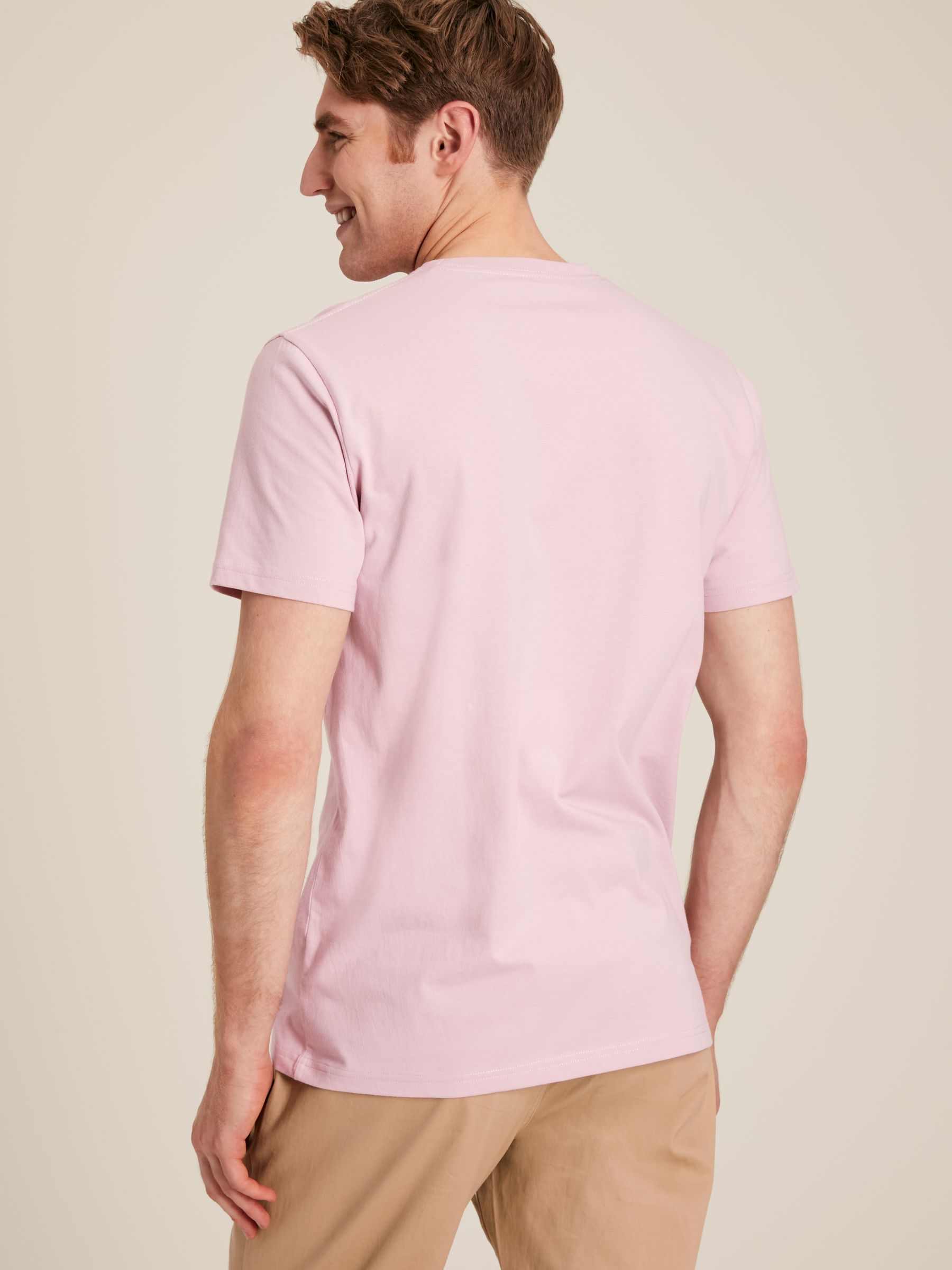Denton 3 Pack Blue/Green/Pink Crew Neck T-Shirts - Image 4 of 4