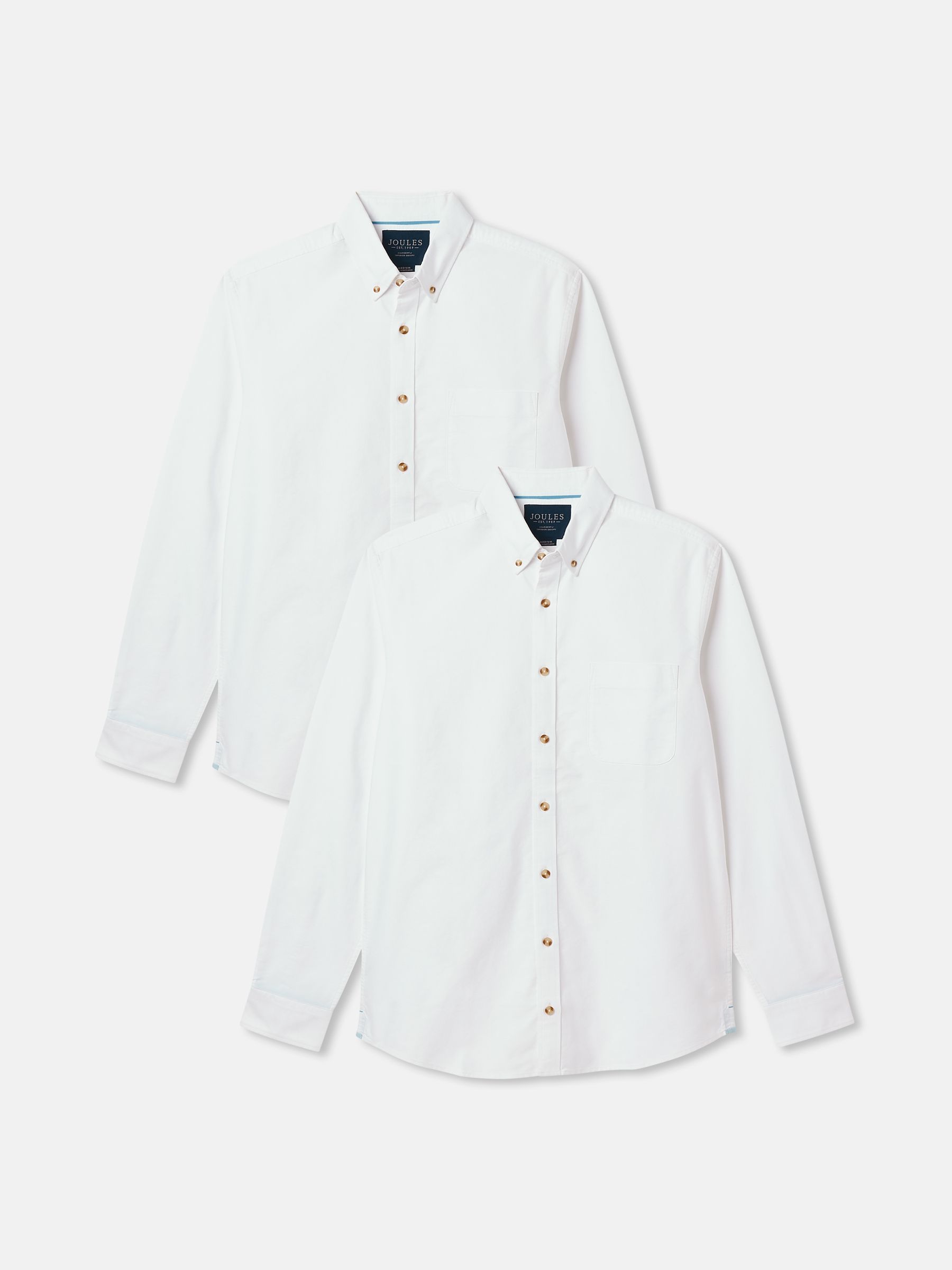 Oxford 2 Pack White Long Sleeve Shirts - Image 1 of 3