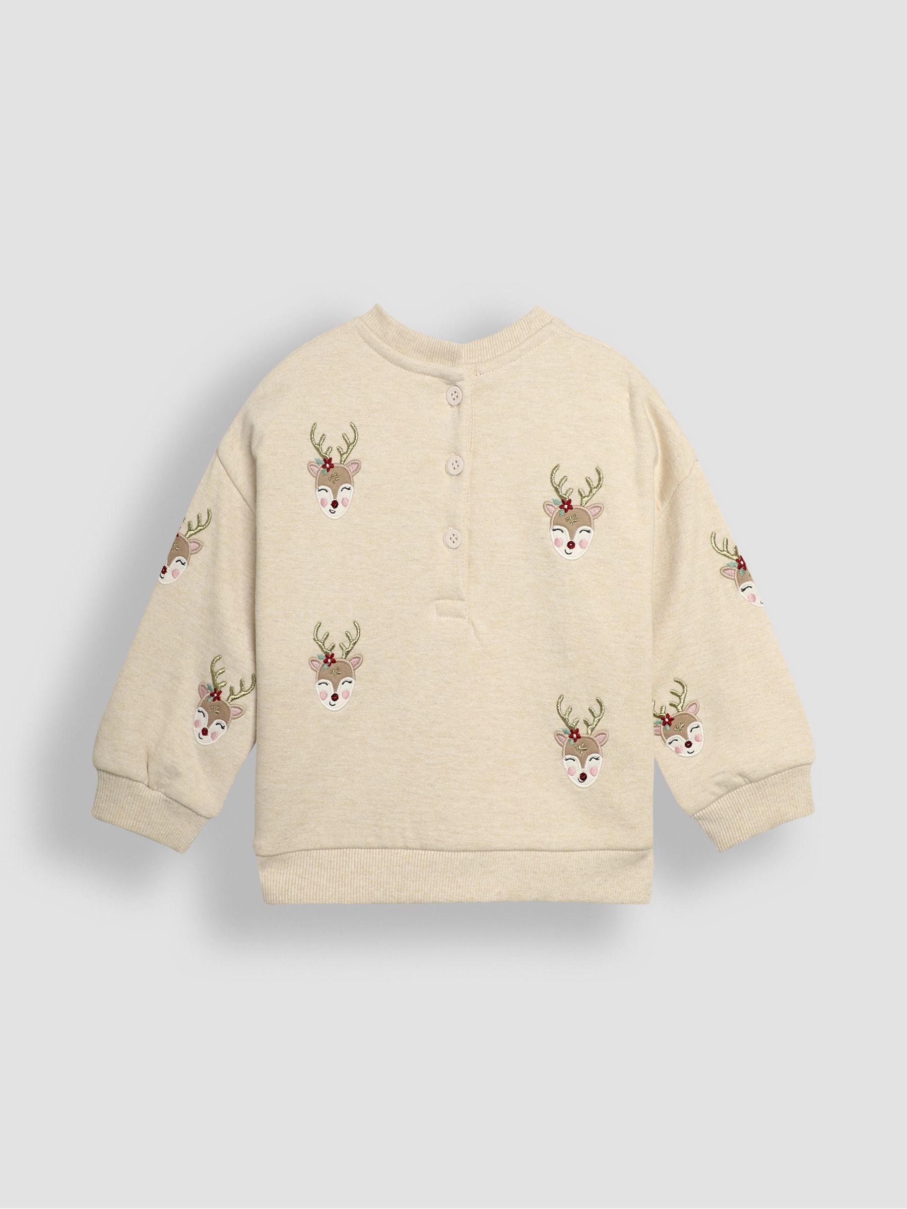 Natural Reindeer Sweatshirt - Image 3 of 4