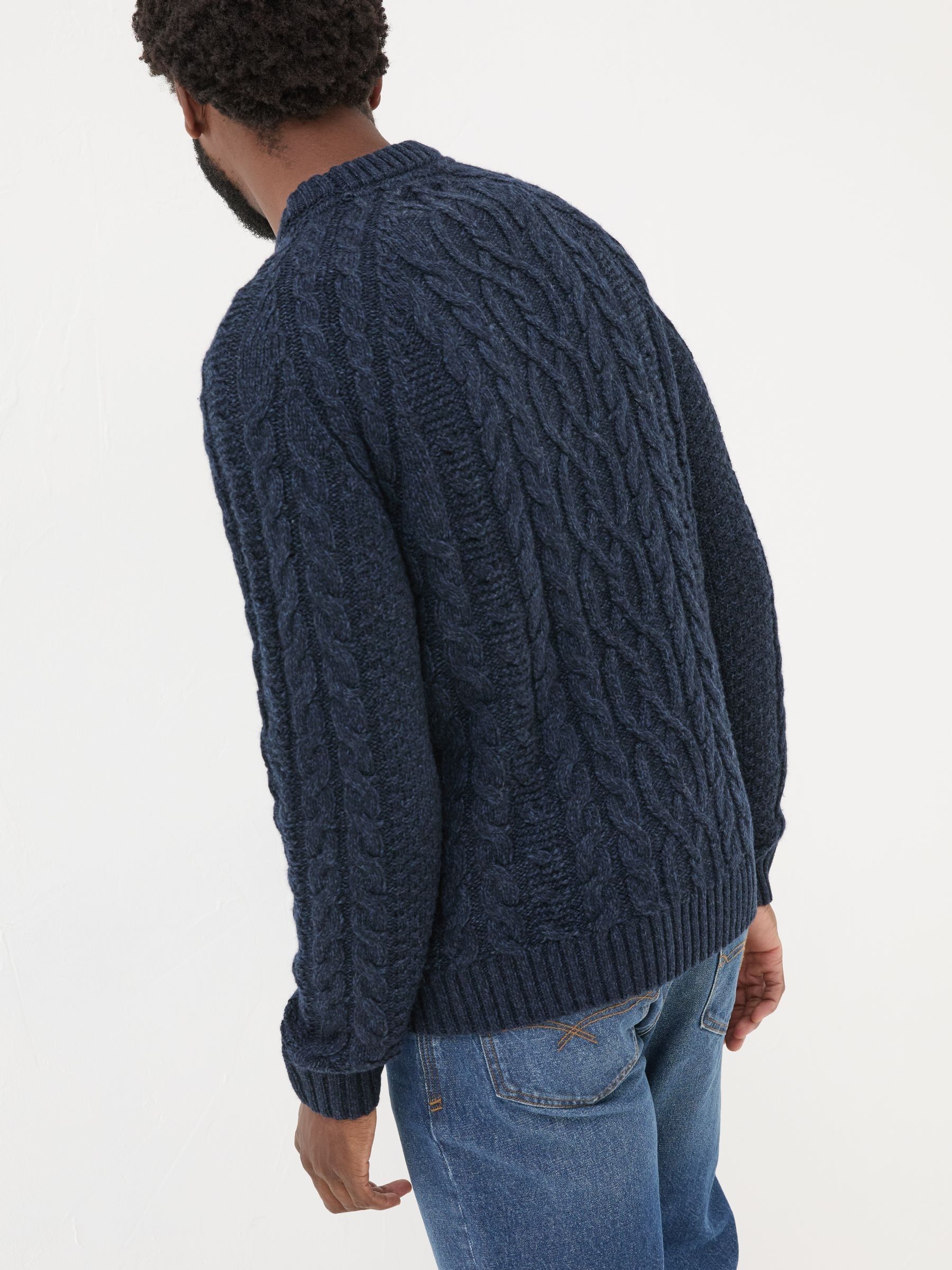 Navy Crew Neck Jumper - Image 2 of 7