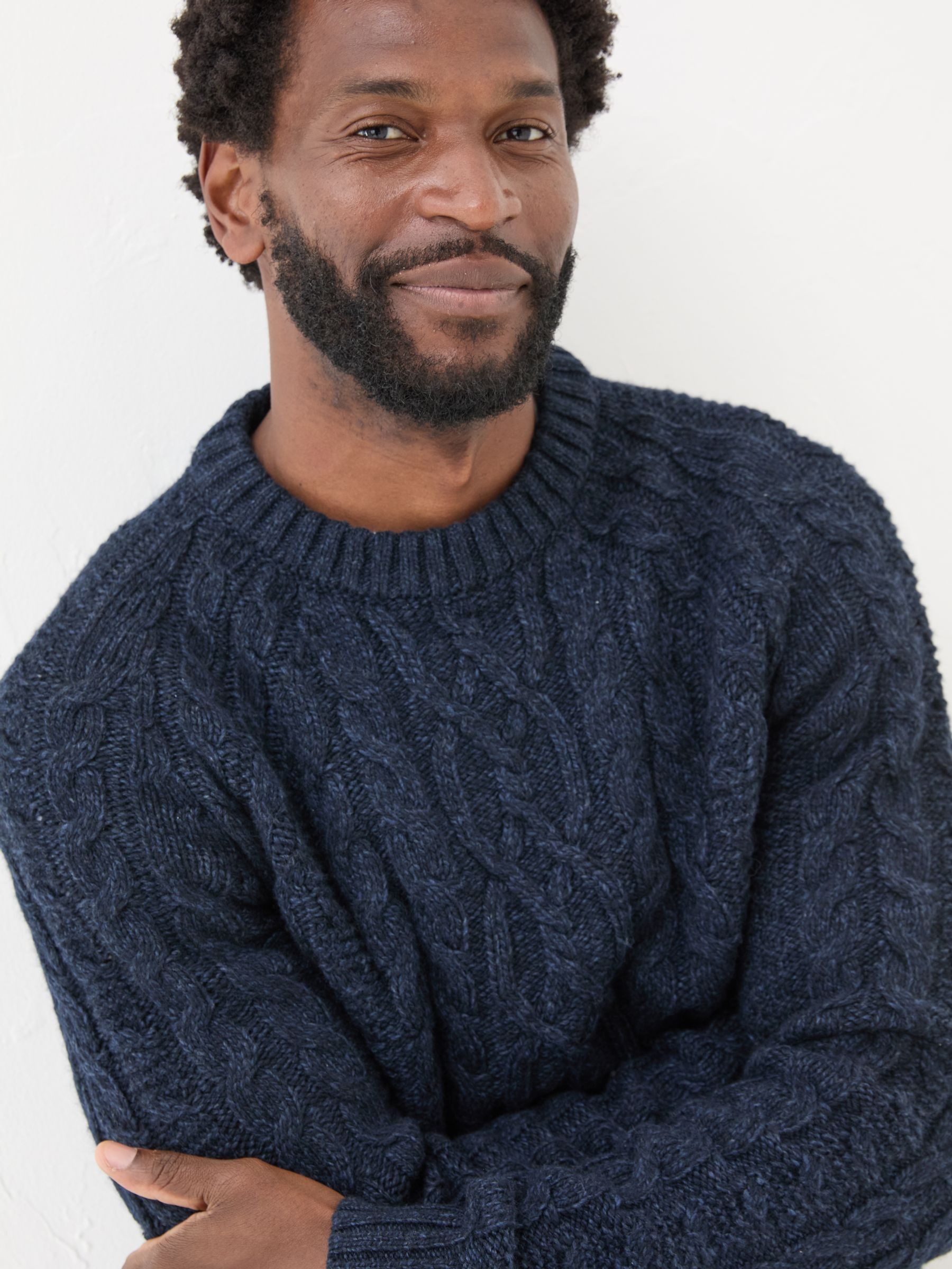 Navy Crew Neck Jumper - Image 5 of 7