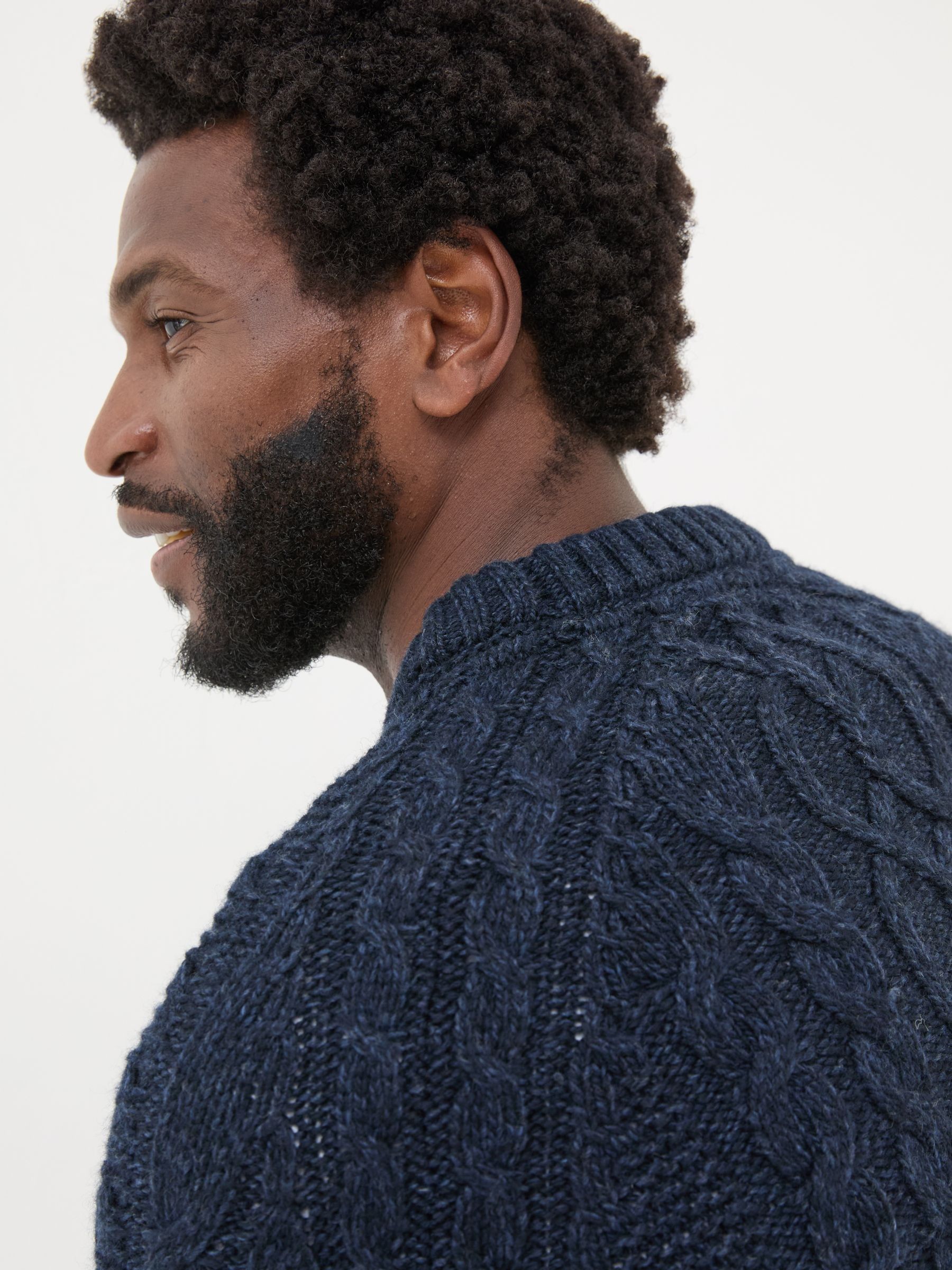 Navy Crew Neck Jumper - Image 6 of 7