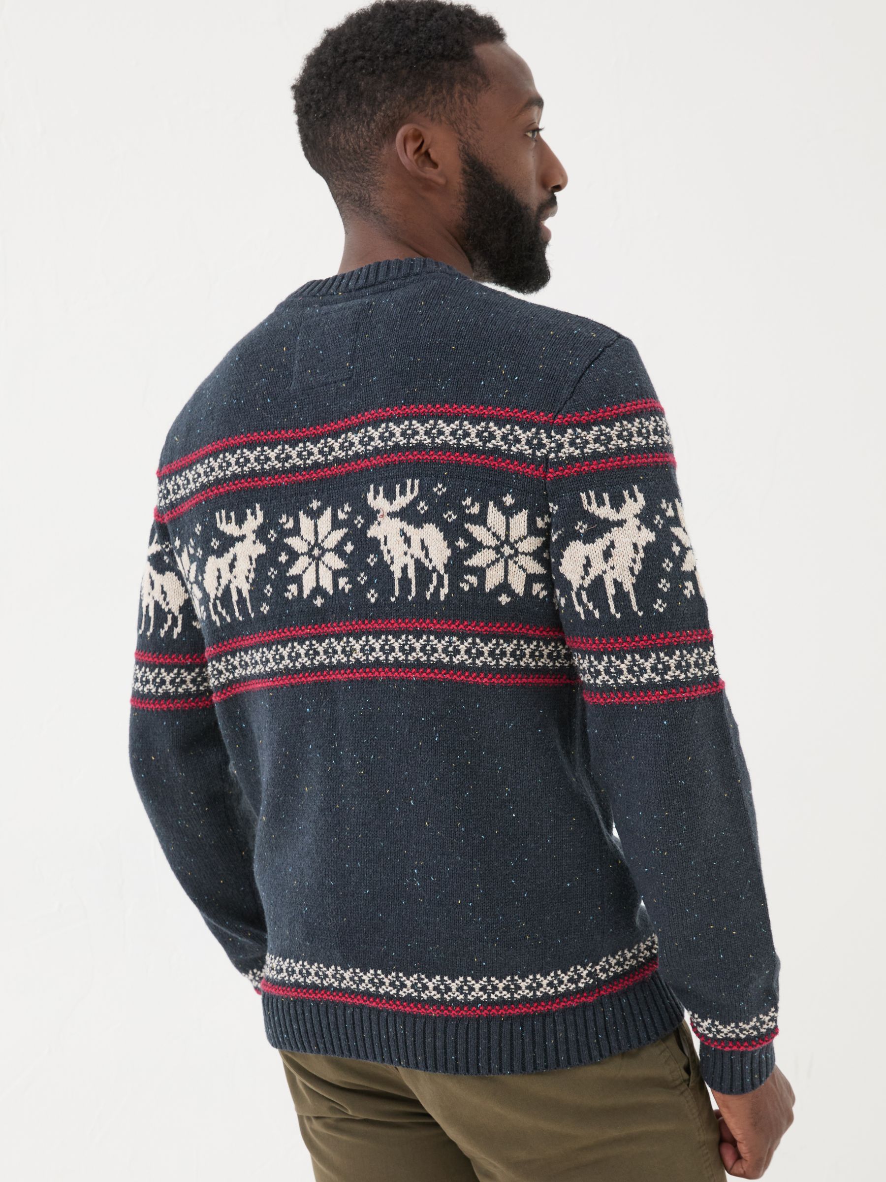 Navy Moose Crew Jumper - Image 2 of 6