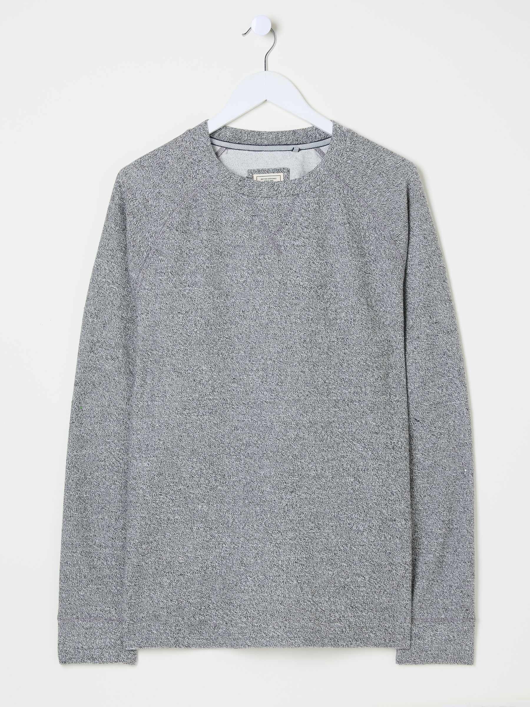 Grey Textured Crew T-Shirt - Image 5 of 6