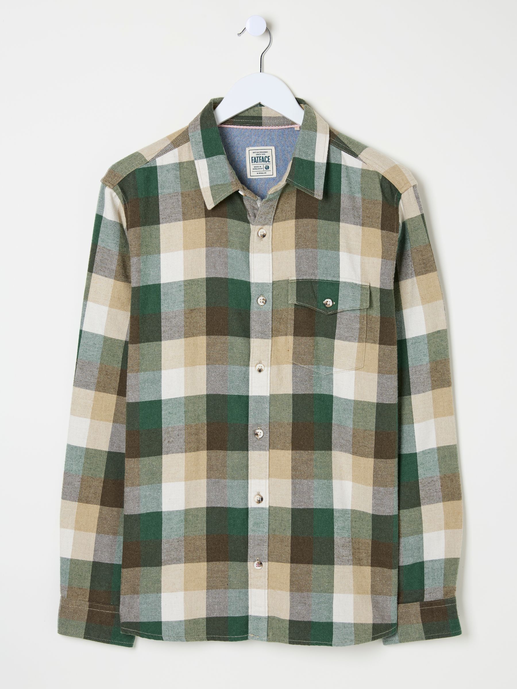 Stone Long Sleeve Buffalo Check Shirt - Image 6 of 6